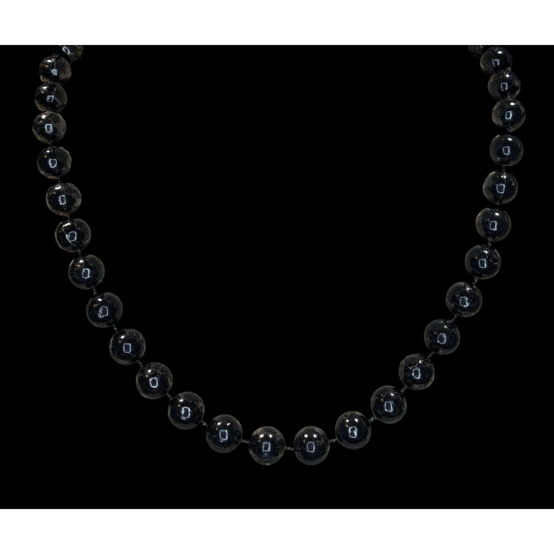 Other Corporate Goth Black Beaded Necklace With Spring Ring Clasp Size ONE SIZE - 3 Thumbnail