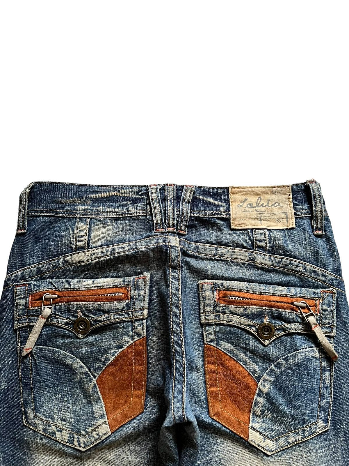 Japanese Brand Vintage Japanese Brand Rusty Mud Wash Distressed Loose Jeans Size US 33 - 8 Thumbnail