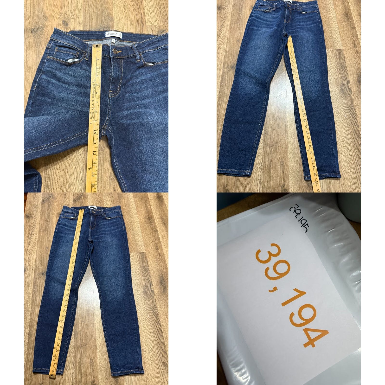 Vintage Studio Jeans, Womens Size 30, Blue Denim, Straight Leg, Pockets, Dark Wash Size 30" / US 8 / IT 44 - 8 Thumbnail