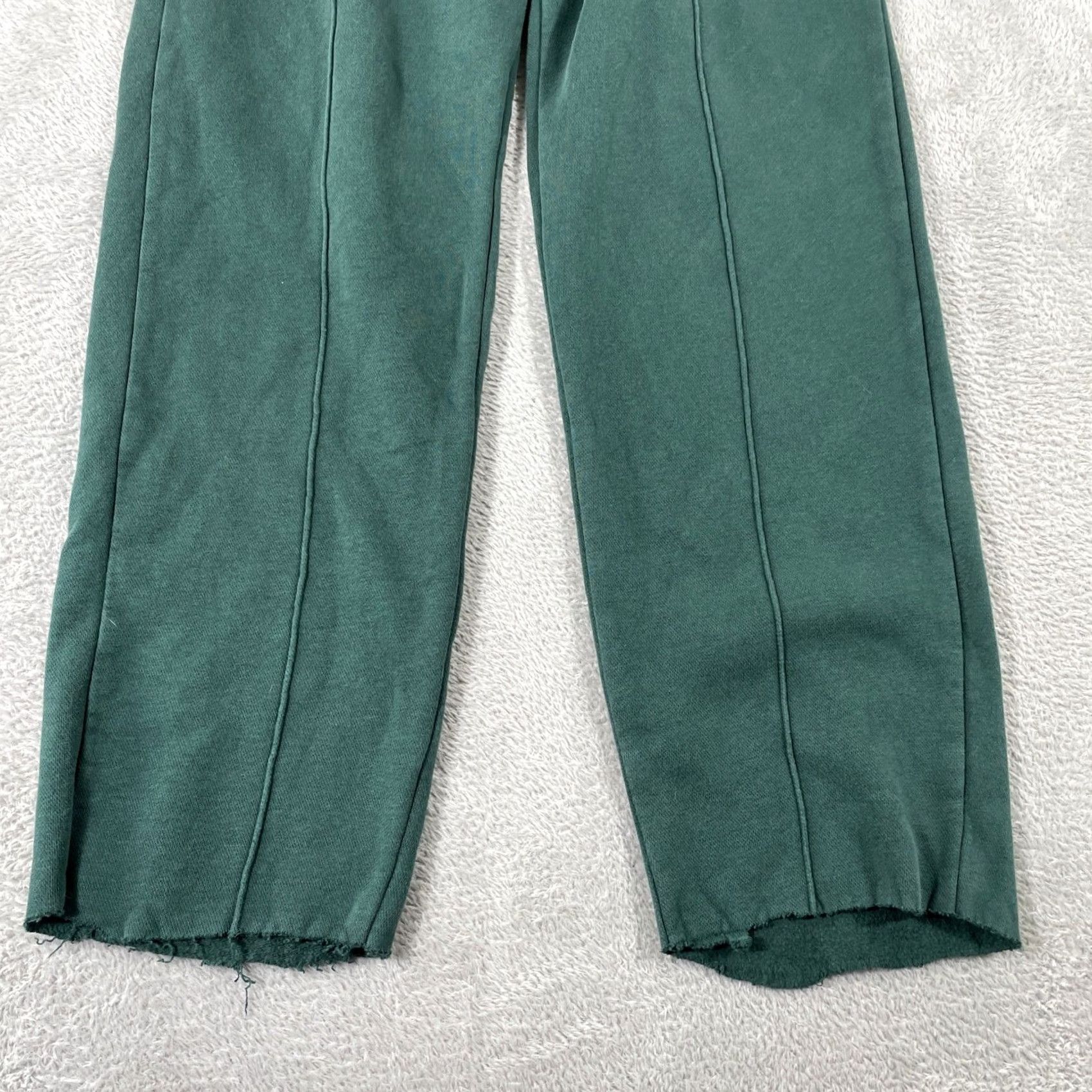 Nike Nike Sweatpants Women XS Green Elastic Waist Raw Hem Gym Running Sweatpants Size 26" / US 2 / IT 38 - 3 Thumbnail