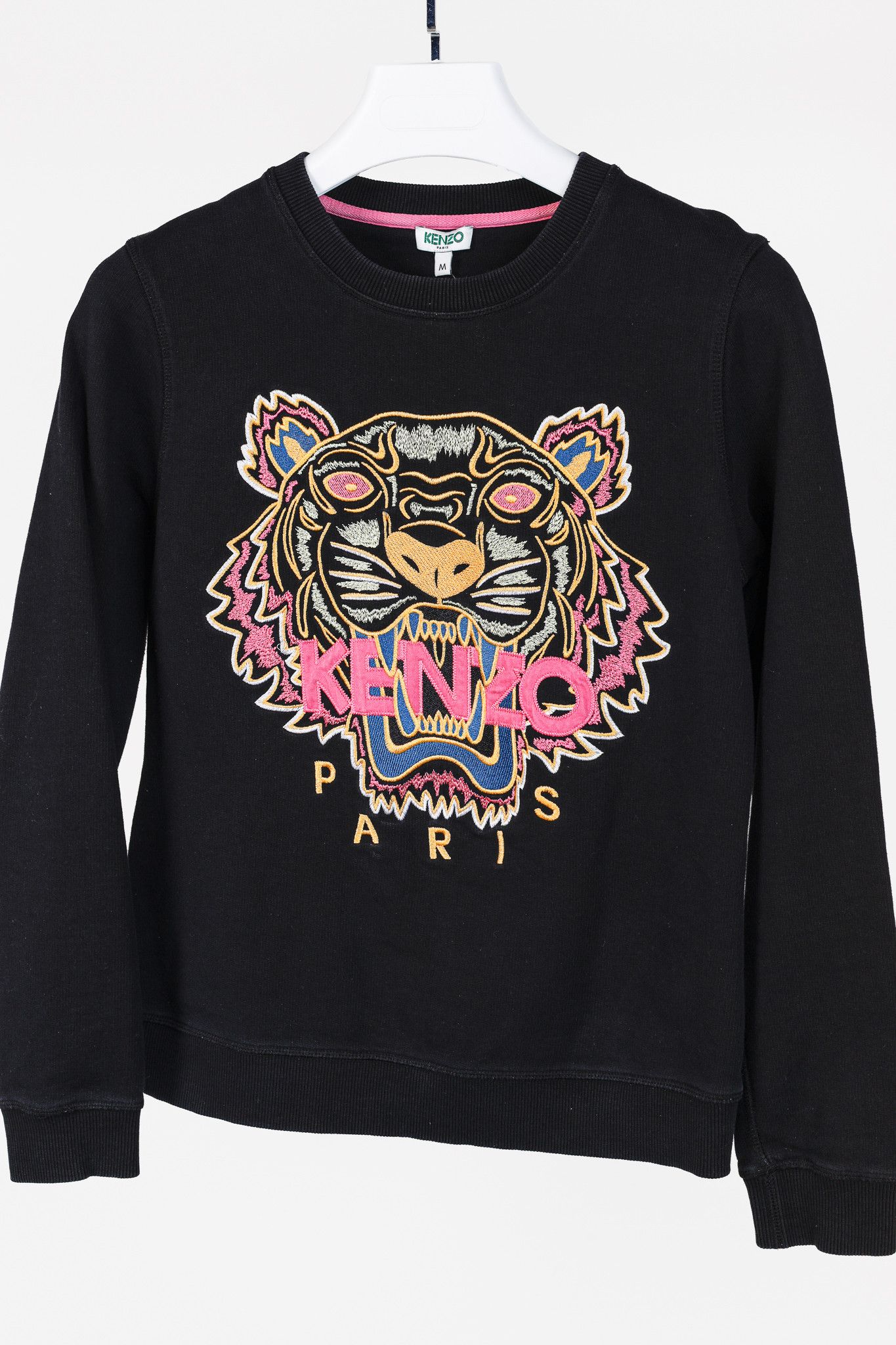 Kenzo KENZO The Light Embroidered Tiger Brushed Cotton Sweatshirt Size M / US 6-8 / IT 42-44 - 3 Thumbnail