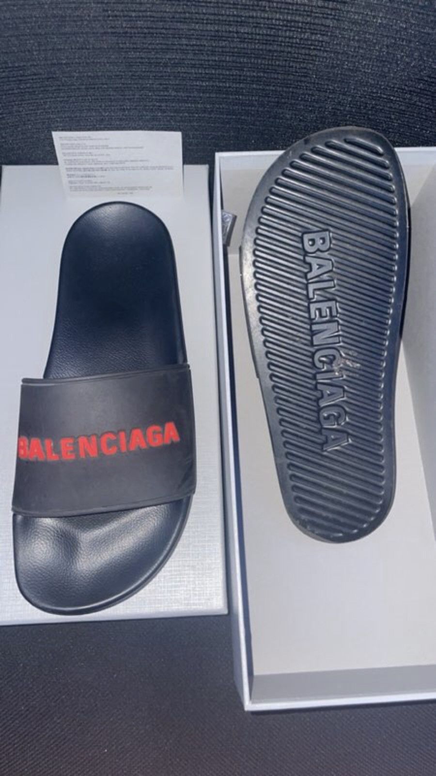 Balenciaga Balenciaga Pool Slides Size US 8.5 / EU 41-42 - 2 Thumbnail