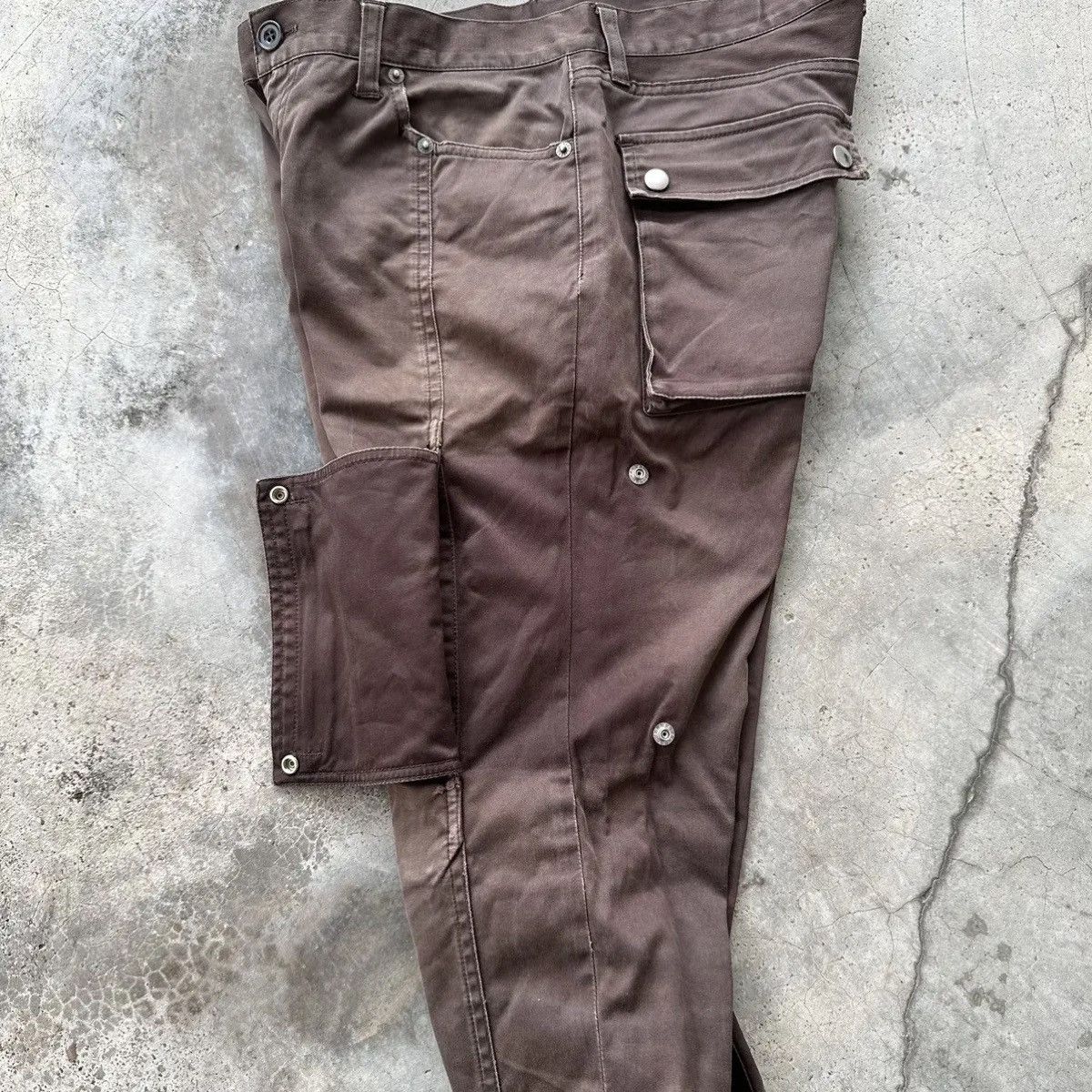 PPFM STEALS💥Vtg PPFM Utility Multipocket Faded Double Bones Pant Size US 31 - 14 Thumbnail