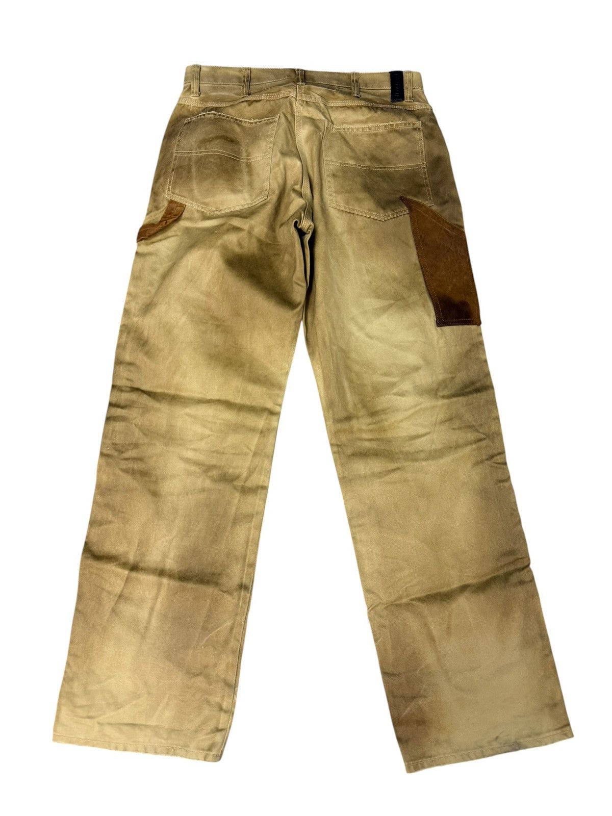 Isamu Katayama Backlash Carpenter Pant Isamu Katayama Leather Patchwork 3🟦2 Size US 31 - 11 Thumbnail