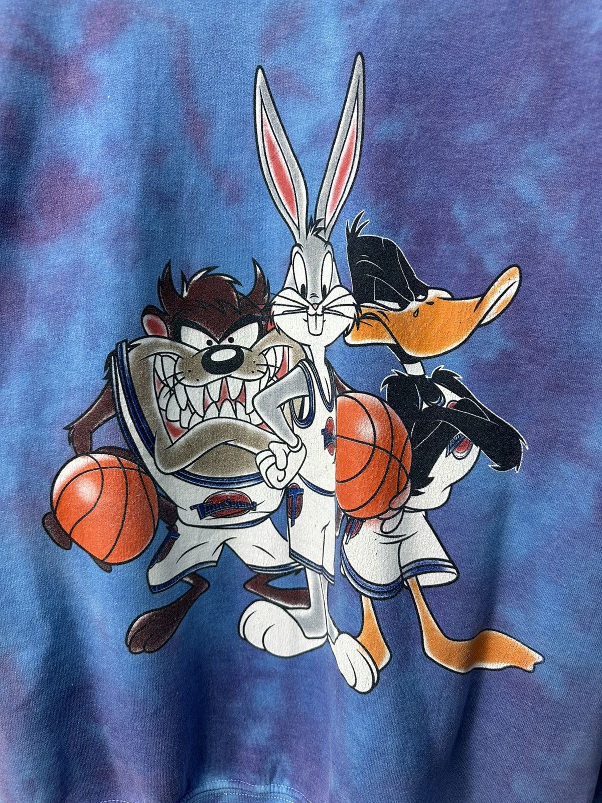 Vintage Vintage Space Jam Tazmania Back Heat Tye Dye Crewneck Z387 Size US S / EU 44-46 / 1 - 3 Thumbnail