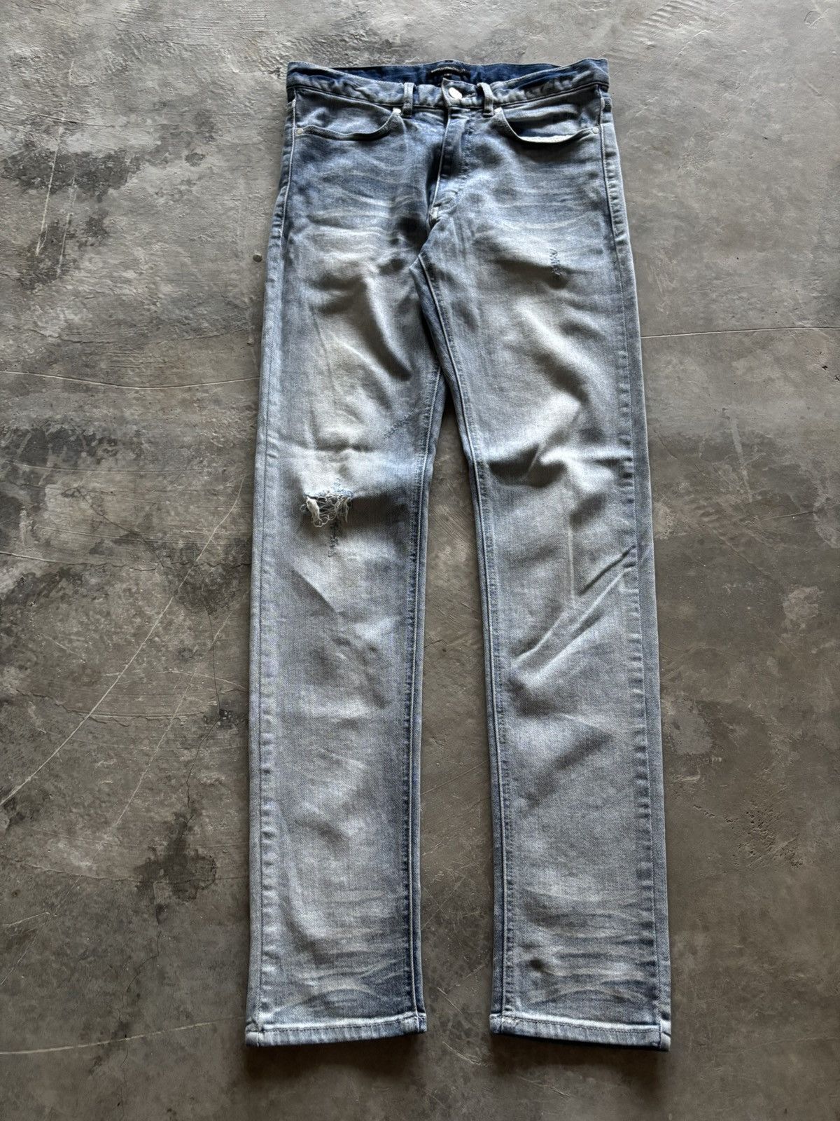 semanticdesign SEMANTIC DESIGN slim skinny hedi slimane style distressed Size US 29 - 1 Thumbnail