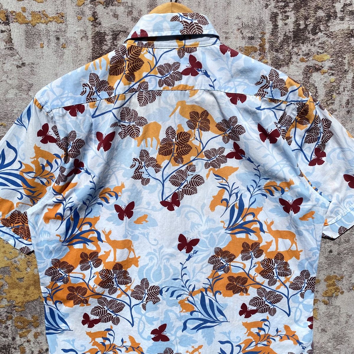 Burberry Burberry Black Label Floral Shirt Burberry Luxury Brand Size US S / EU 44-46 / 1 - 6 Thumbnail