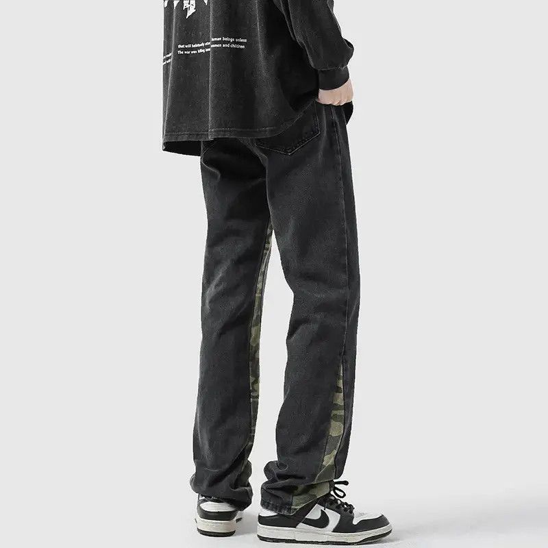 Japanese Brand Camouflage patchwork loose high street jeans Size US 32 / EU 48 - 6 Thumbnail