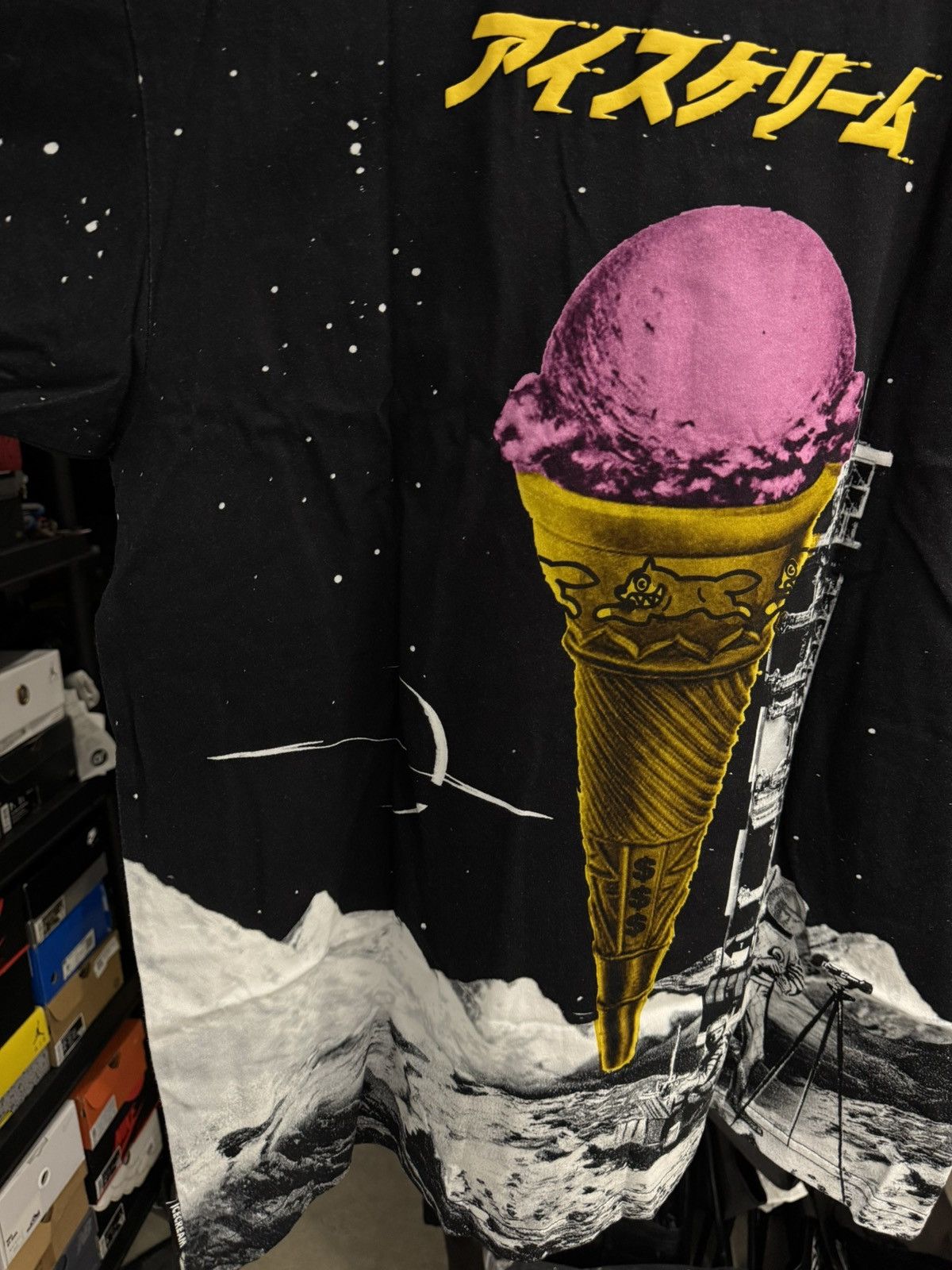 Icecream Ice Cream Moon and Space T-Shirt Size XXL Size US XXL / EU 58 / 5 - 8 Thumbnail