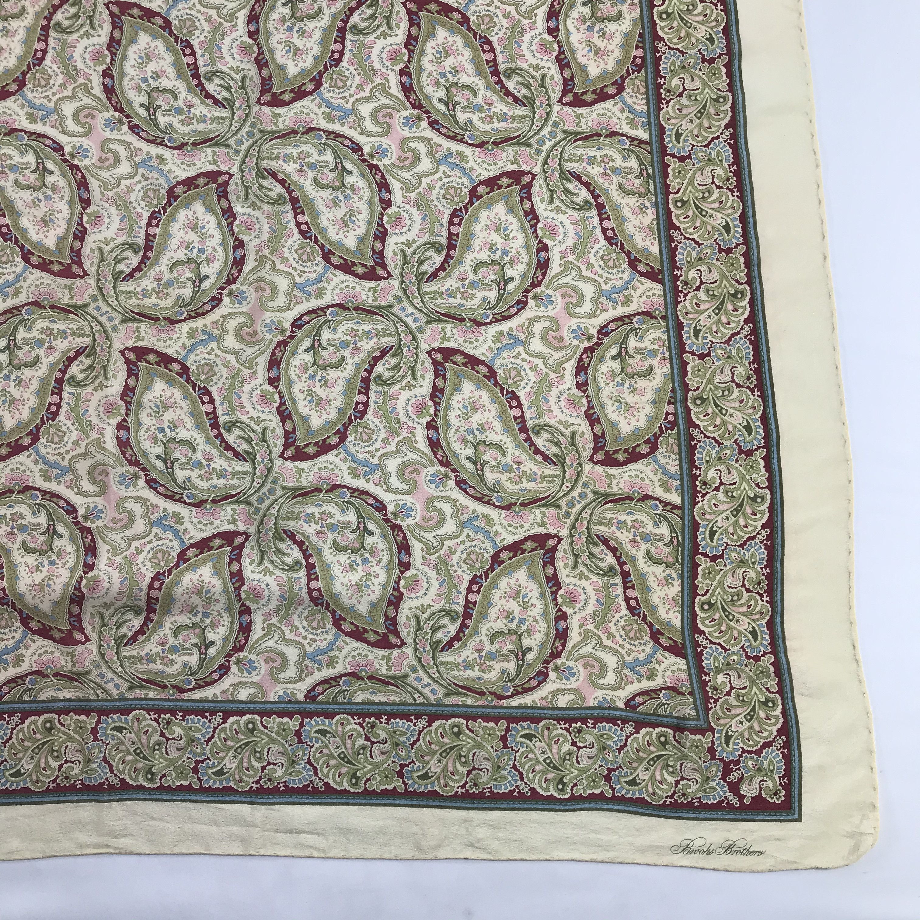 Brooks Brothers Vintage Brooks Brothers Silk Scarf Size ONE SIZE - 4 Thumbnail
