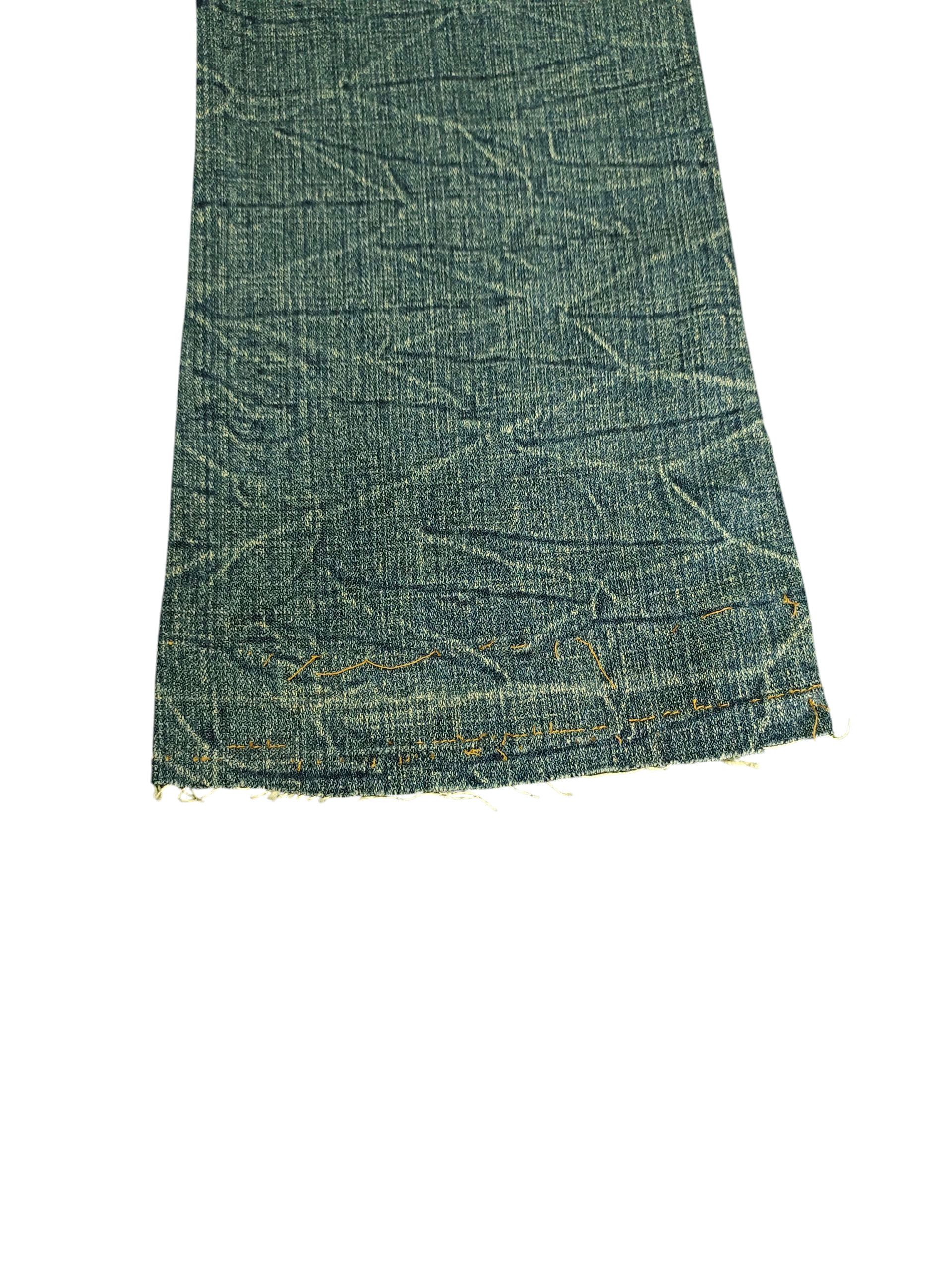 Tornado Mart Flare Jeans Africa Taro Distress Denim Bootcut Low Rise Y2k Size US 29 - 6 Thumbnail