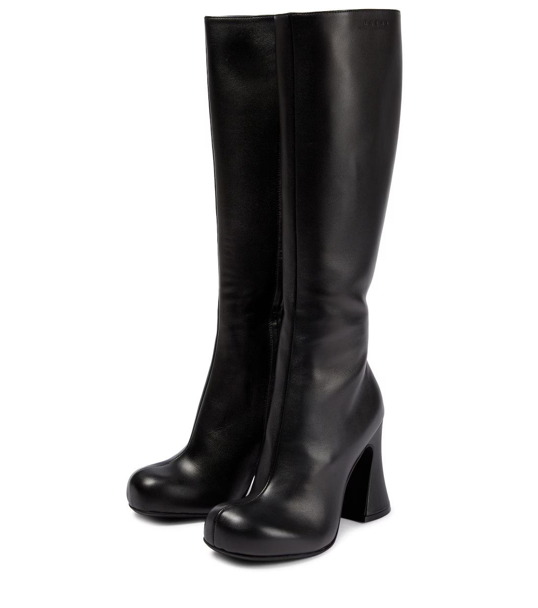 Marni o1y1025 Leather Boots in Black Size US 7 / IT 37 - 3 Thumbnail