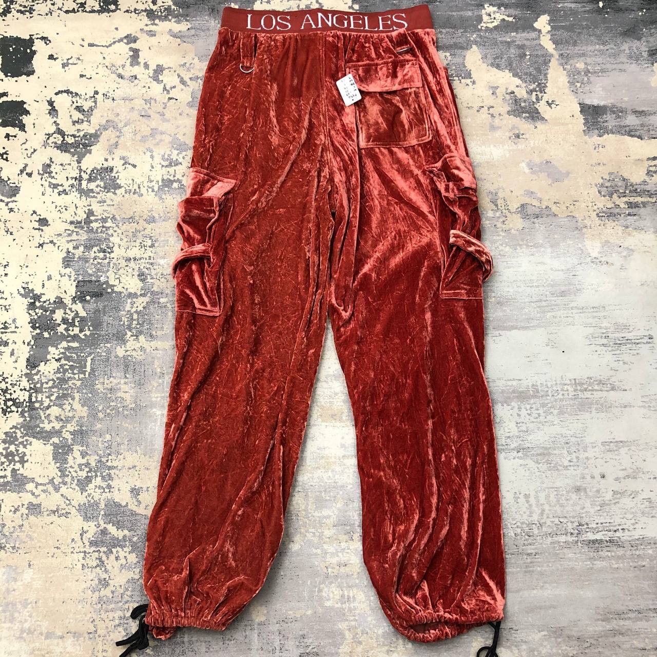 Other P590 LOS ANGELES TERRITORY VELVET CARGO SWEATPANTS Size US 34 / EU 50 - 2 Thumbnail