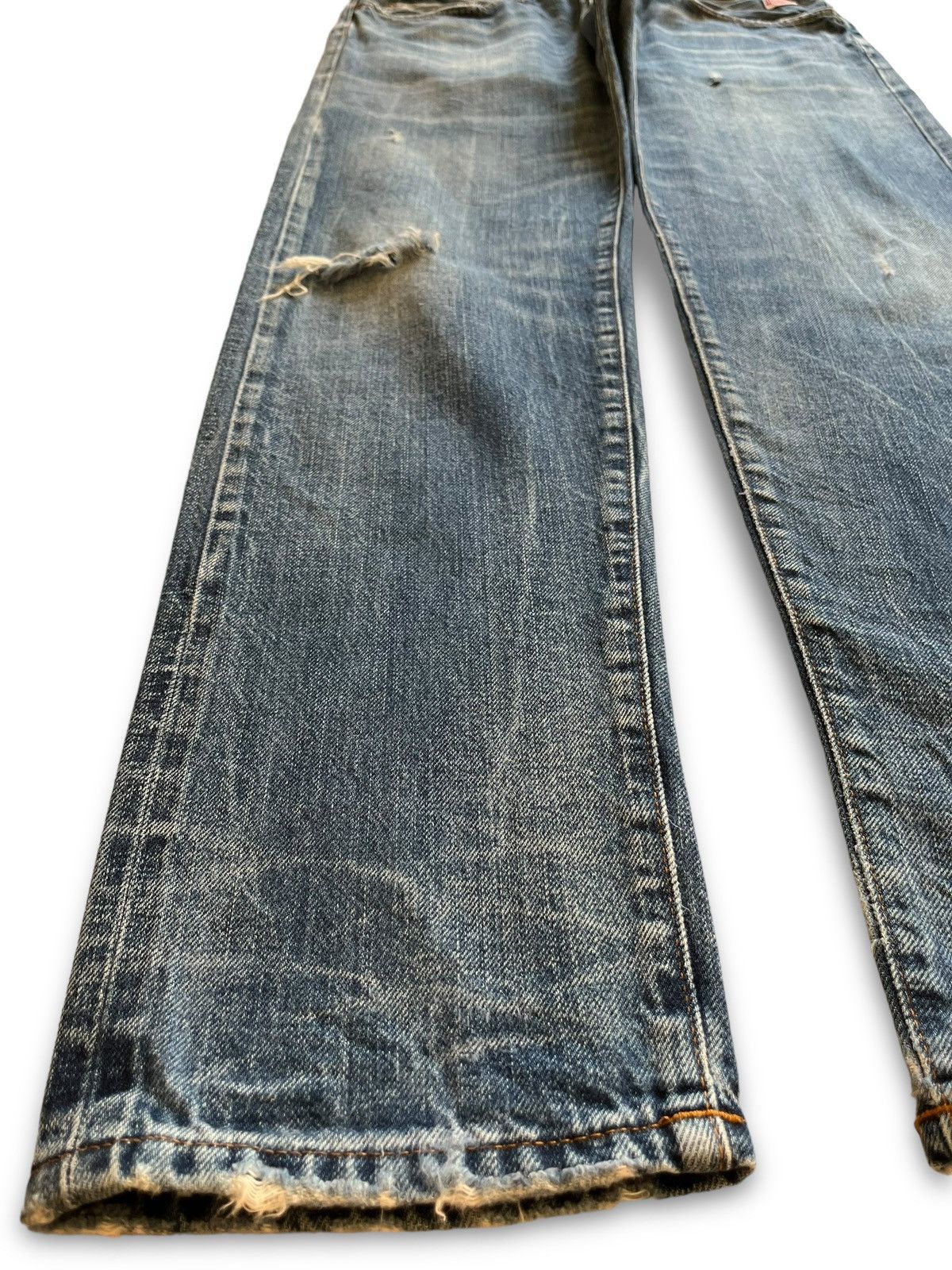 Roy Denim SALES 🔥 Vintage Roy Roger's Cult Selvedge Distressed Jeans Size US 35 - 9 Thumbnail