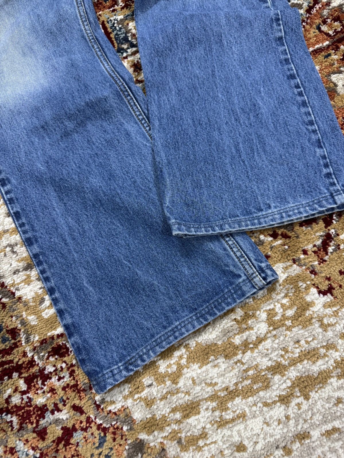 Diesel × Vintage ᶠᵃⁿᶜʸᵍᵘʸ Y2K Baggy Diesel Wide Jeans Pants Bootcut Y2K Size US 33 - 2 Thumbnail