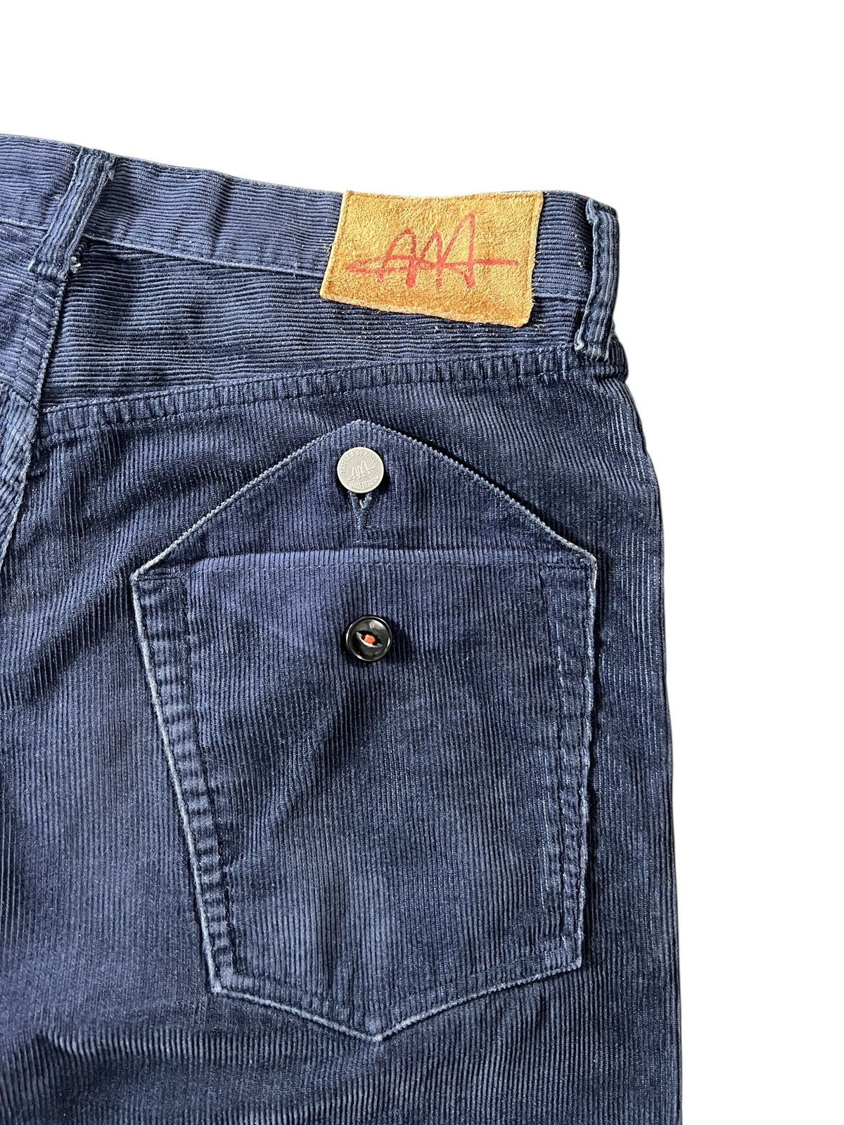 KATO Triple A by Kato’ Indigo Corduroy Pants Size US 32 / EU 48 - 7 Thumbnail