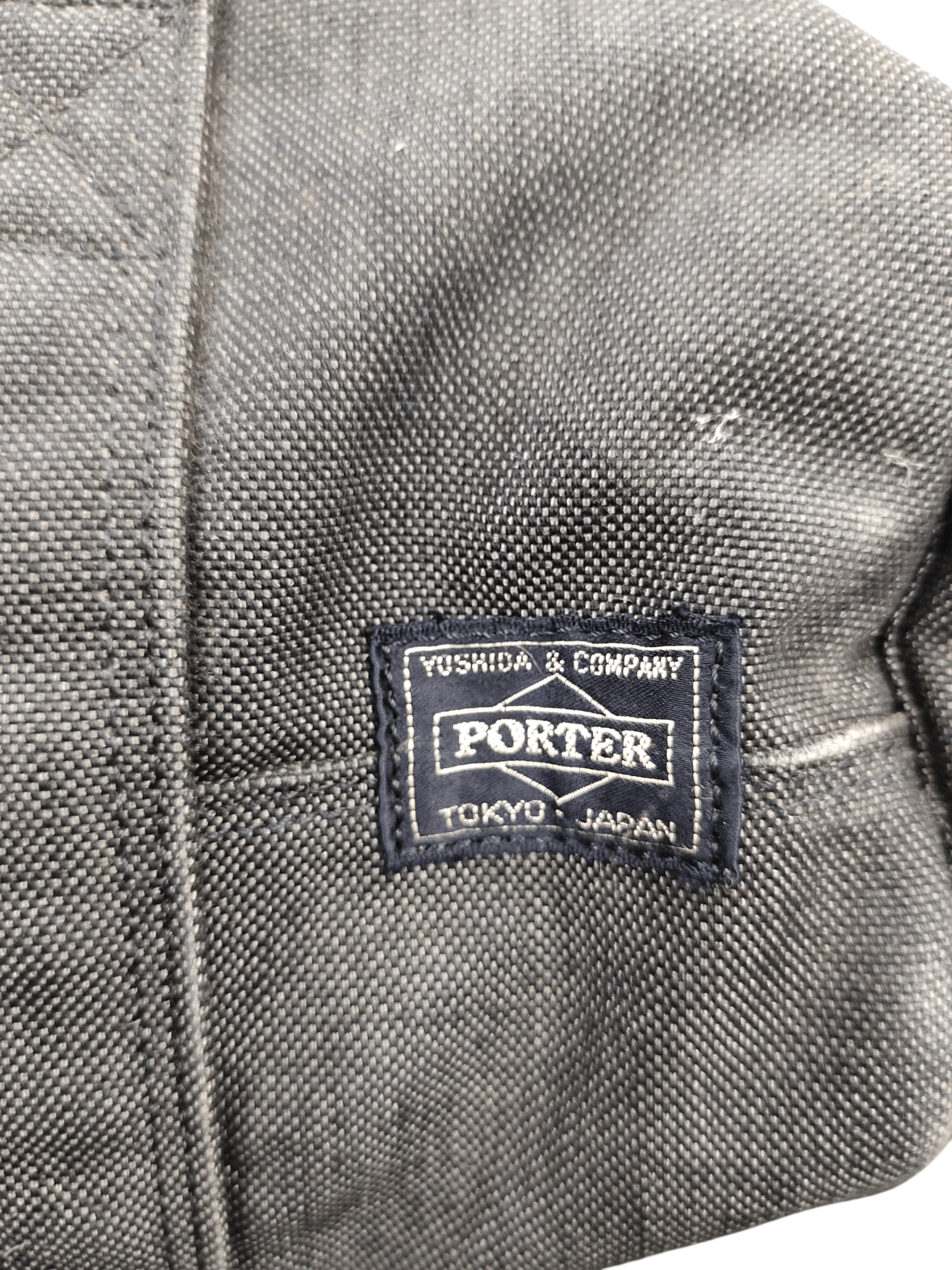 Porter Vintage Porter Japan Black Faded Canvas Small Boston Bag Size ONE SIZE - 6 Thumbnail