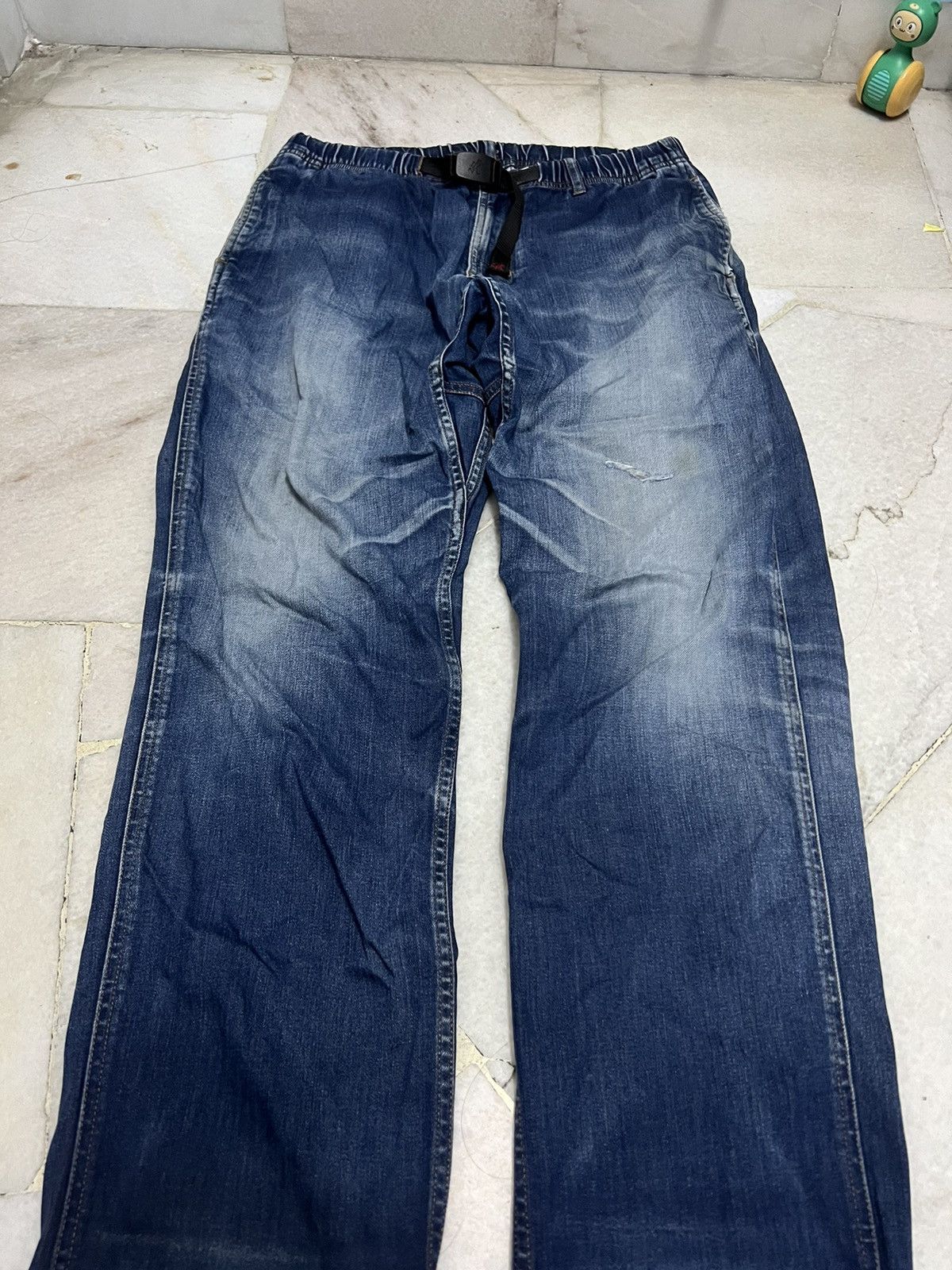 Gramicci × Japanese Brand GRAMICCI DISTRESSED JEANS Size US 31 - 3 Thumbnail
