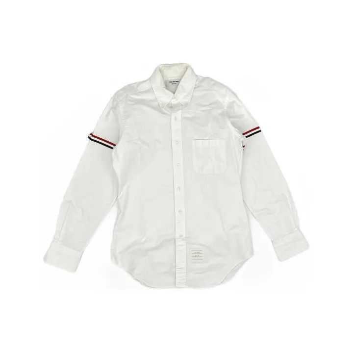Thom Browne Thom Browne Casual Solid Long Sleeve Shirt -2507 Size US S / EU 44-46 / 1 - 8 Thumbnail