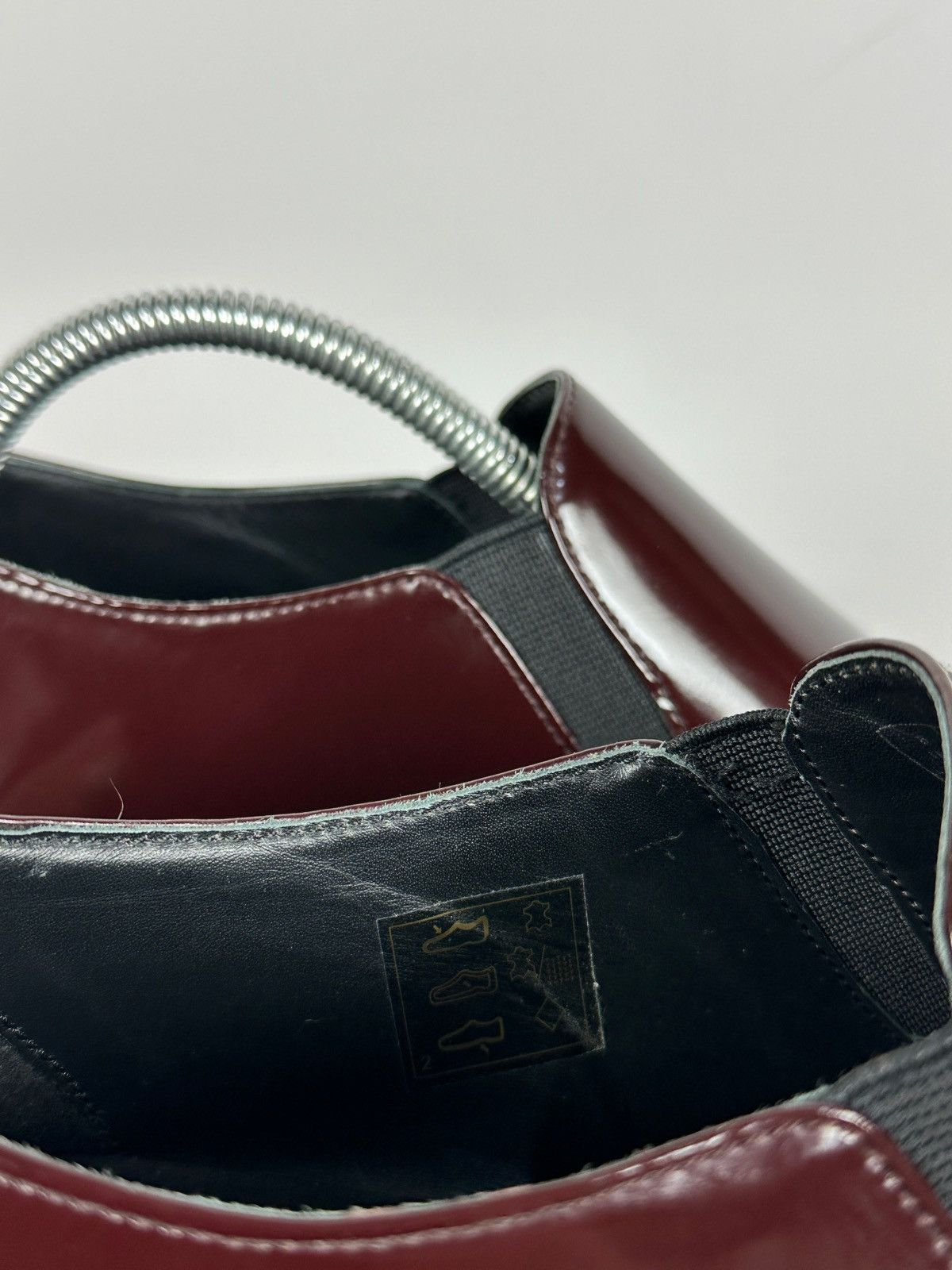 Dr. Martens Dr. Martens Rosyna Burgundy Polished Smooth Leather Loafers Size US 10.5 / IT 40.5 - 22 Thumbnail