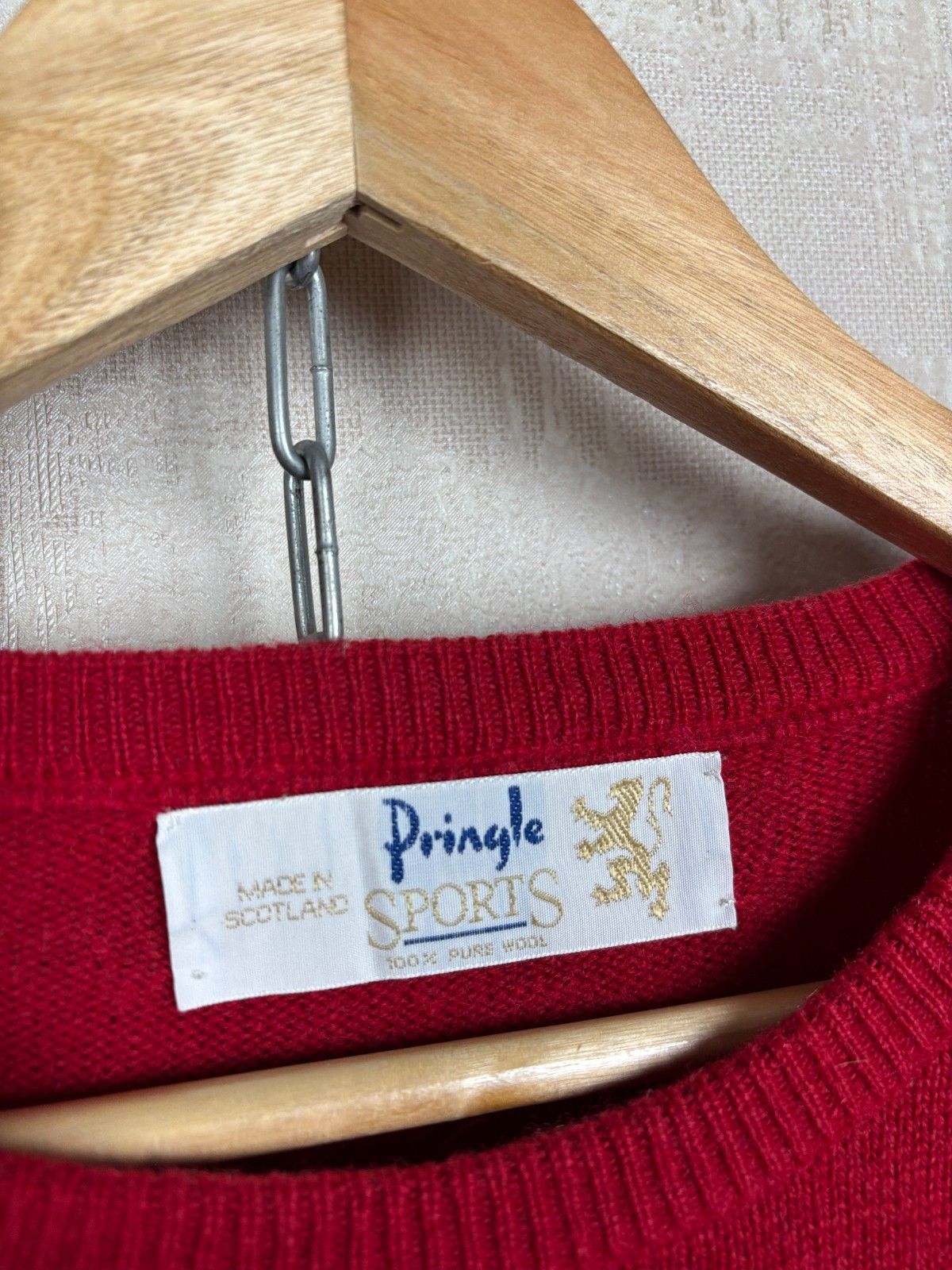 Pringle Of Scotland Vintage Pringle Sports Made Scotland Wool Crew Neck Sweater Size US XL / EU 56 / 4 - 7 Thumbnail