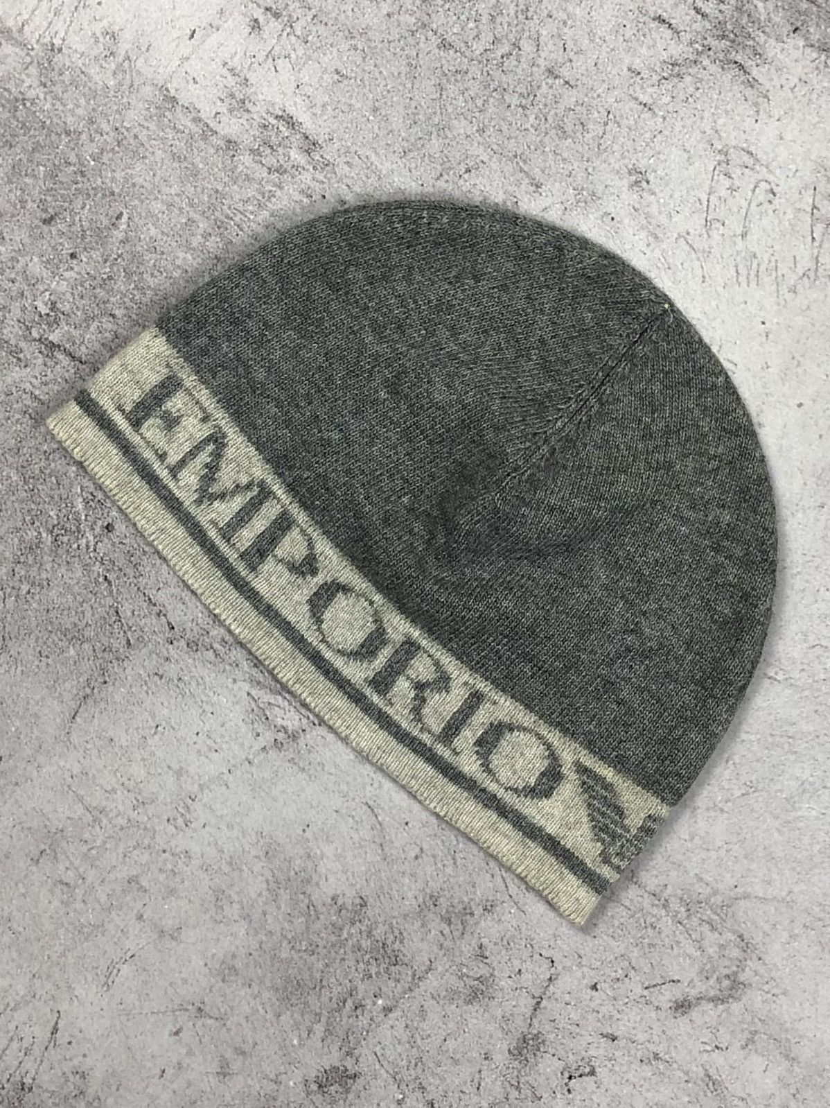 Emporio Armani Emporio Armani Cashmere Wool Rayon Nylon Beanie Hat Size ONE SIZE - 1 Thumbnail