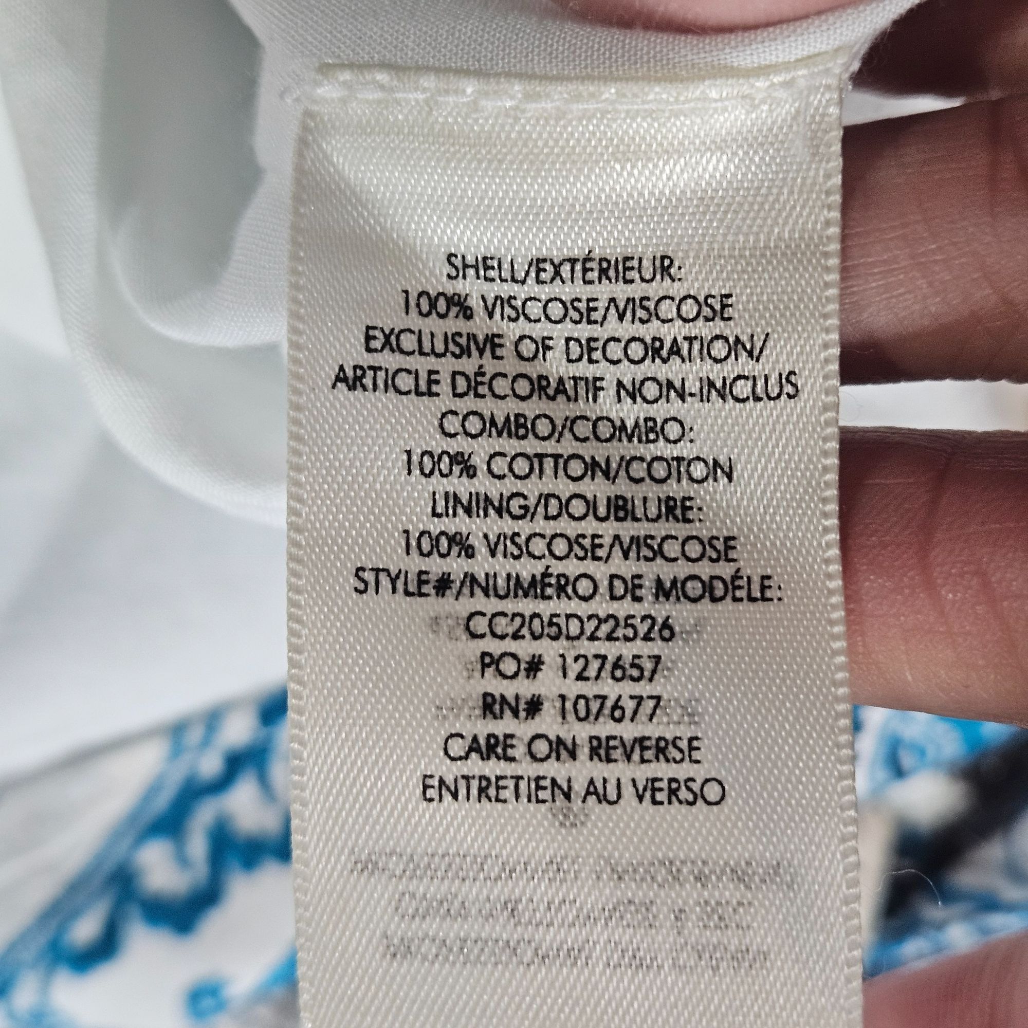 Alice + Olivia Alice + Olivia Blue White Paisley Mini Dress Size 6 | Ruffle Size M / US 6-8 / IT 42-44 - 18 Thumbnail