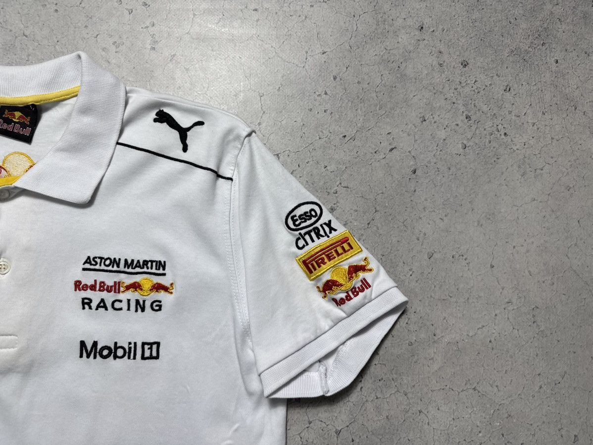 Red Bull Red Bull Aston Martin Racing Vintage Polo Shirt Size US M / EU 48-50 / 2 - 2 Thumbnail