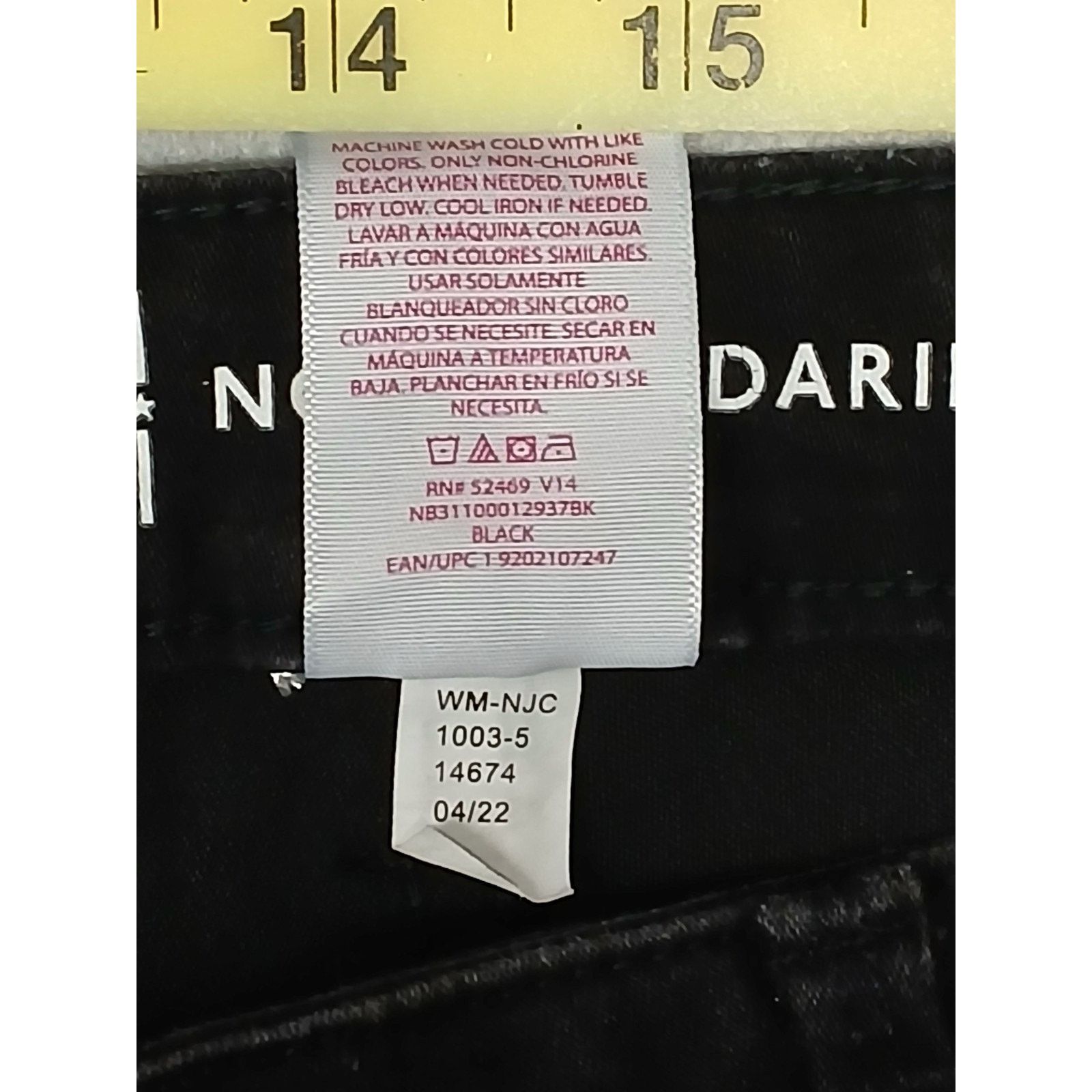Other No Boundaries (5) Black Junior Skinny Jeans (2pair) Size 22" - 6 Thumbnail