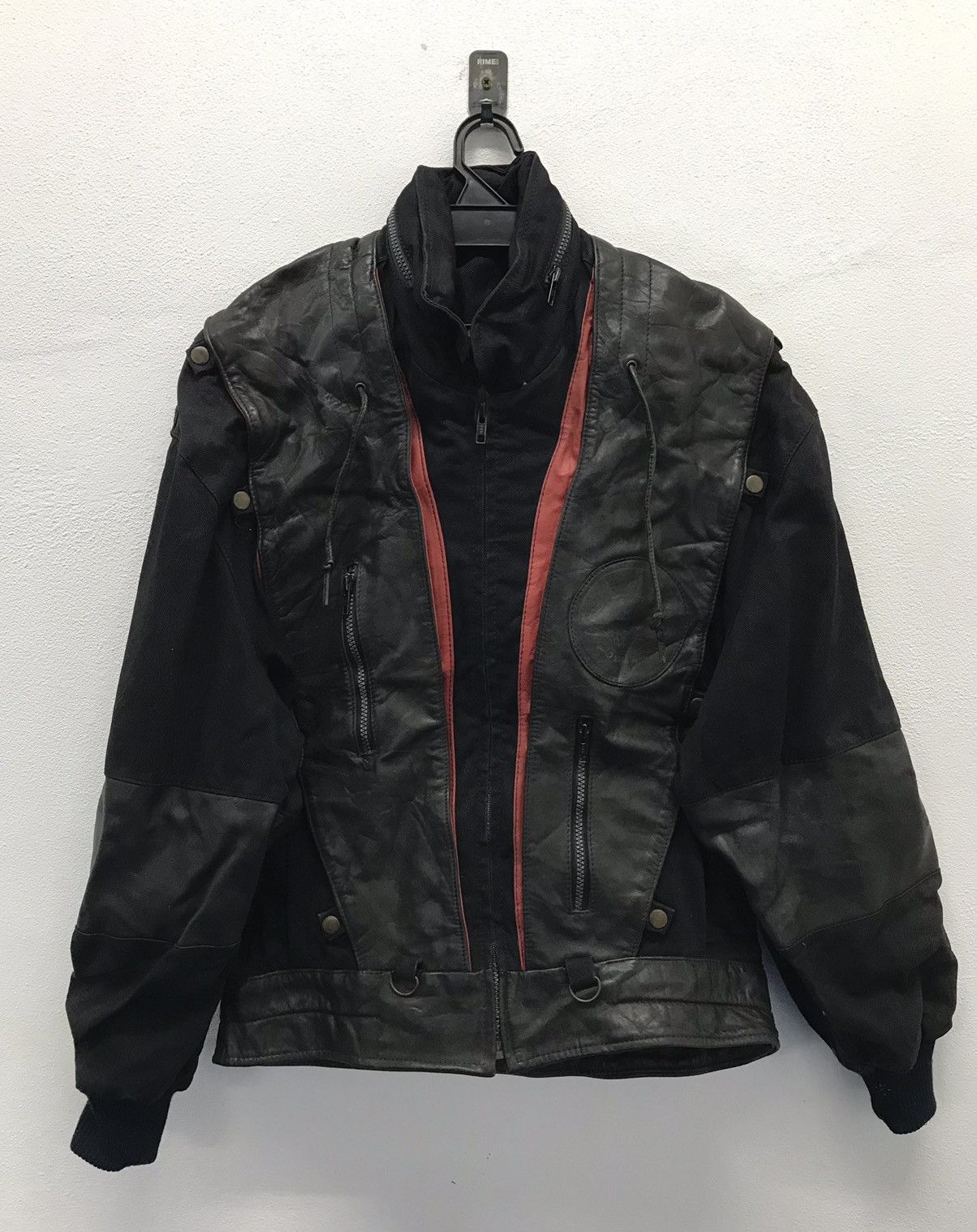 Leather Vintage Japanese Brand Leather Denim Jacket Size US L / EU 52-54 / 3 - 1 Thumbnail