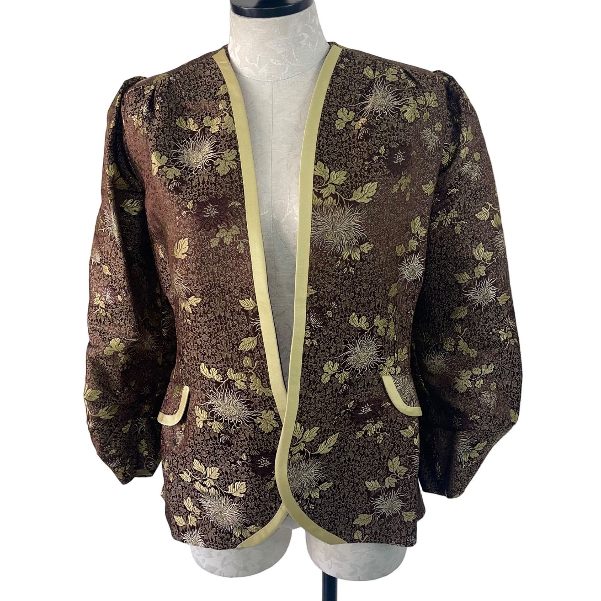 Vintage Vintage Womens Jacket Size Small Brown Size M / US 6-8 / IT 42-44 - 1 Thumbnail