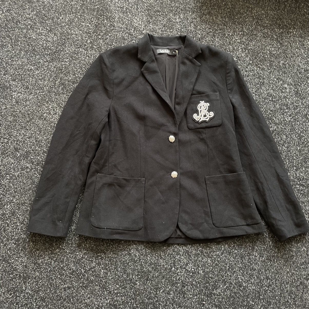 Polo Ralph Lauren × Ralph Lauren Black Label × Vintage Polo Ralph Lauren BLACK LABEL BLAZER JACKET MERCER RRL PRL Size 52S - 1 Thumbnail