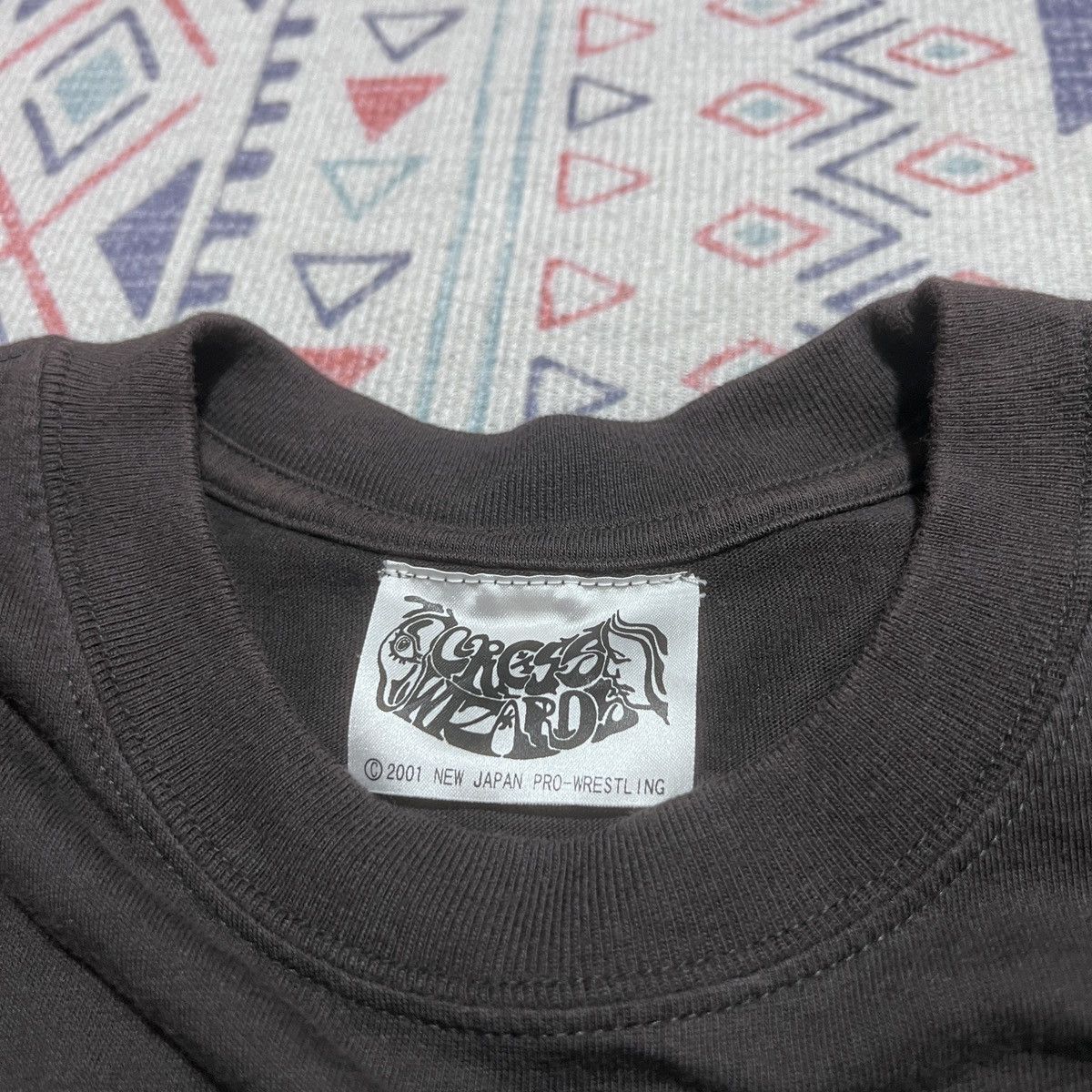 Japanese Brand × Vintage Vintage Wizard Graphic Tshirt Japan Pro Wrestling Size US M / EU 48-50 / 2 - 7 Thumbnail