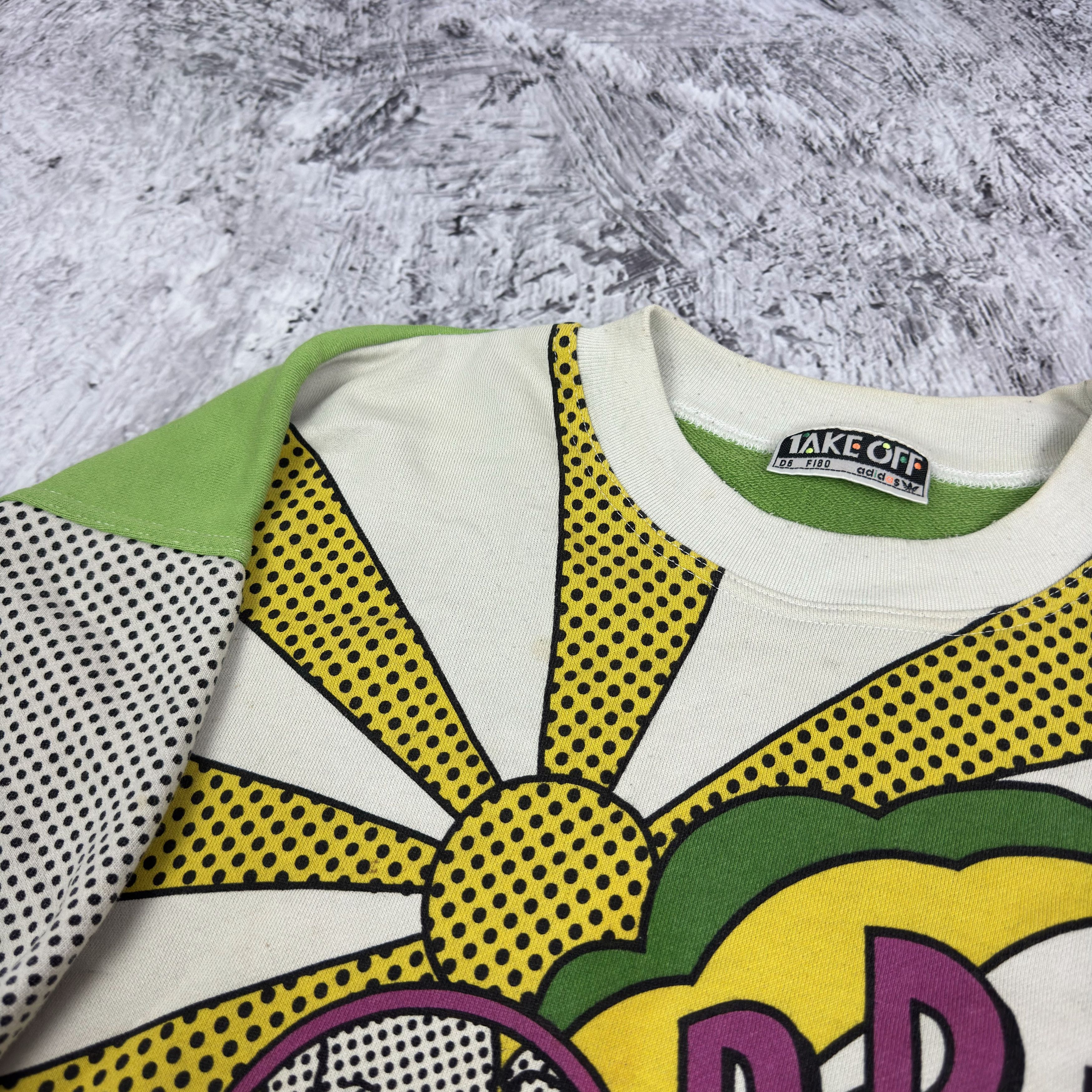 Adidas Adidas Take Off Multicolor Pullover Knit Sweatshirt M Size US M / EU 48-50 / 2 - 12 Thumbnail