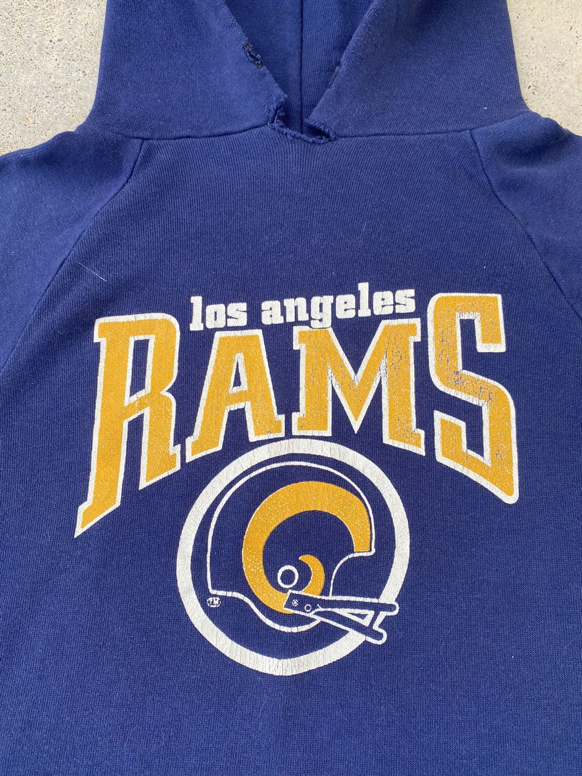 Logo 7 Vintage 80s Logo 7 Los Angeles Rams NFL Sweatshirt Size US L / EU 52-54 / 3 - 2 Thumbnail