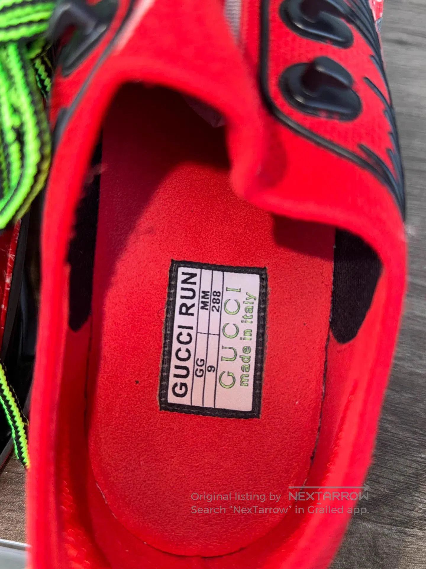 Gucci Red Low. Size US 9 / EU 42 - 8 Thumbnail