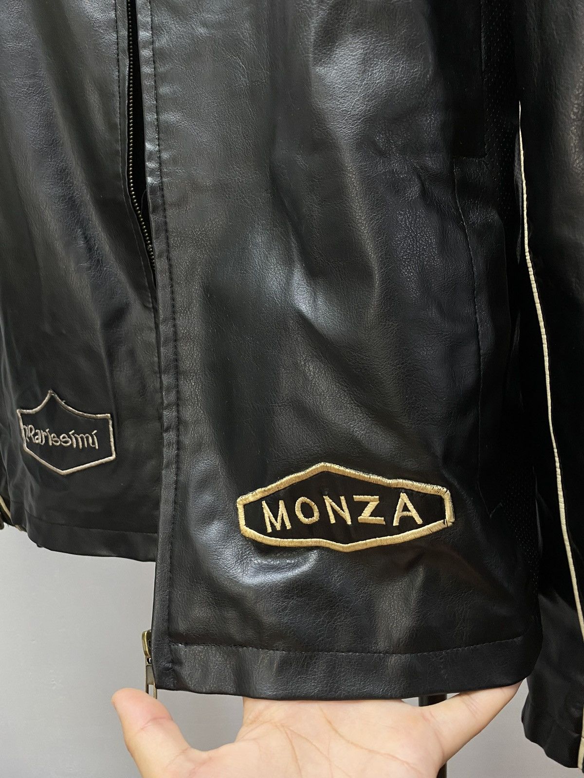 Japanese Brand × Vintage Vintage Tokyo Speed Leather racing Y2K jacket Size US L / EU 52-54 / 3 - 9 Thumbnail