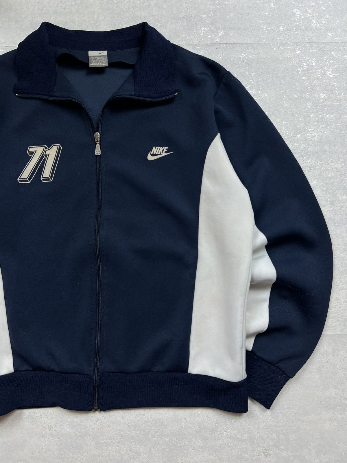 Nike 90s Nike Athletic Big Logo Vintage Y2K Retro Track Jacket Size US L / EU 52-54 / 3 - 4 Thumbnail