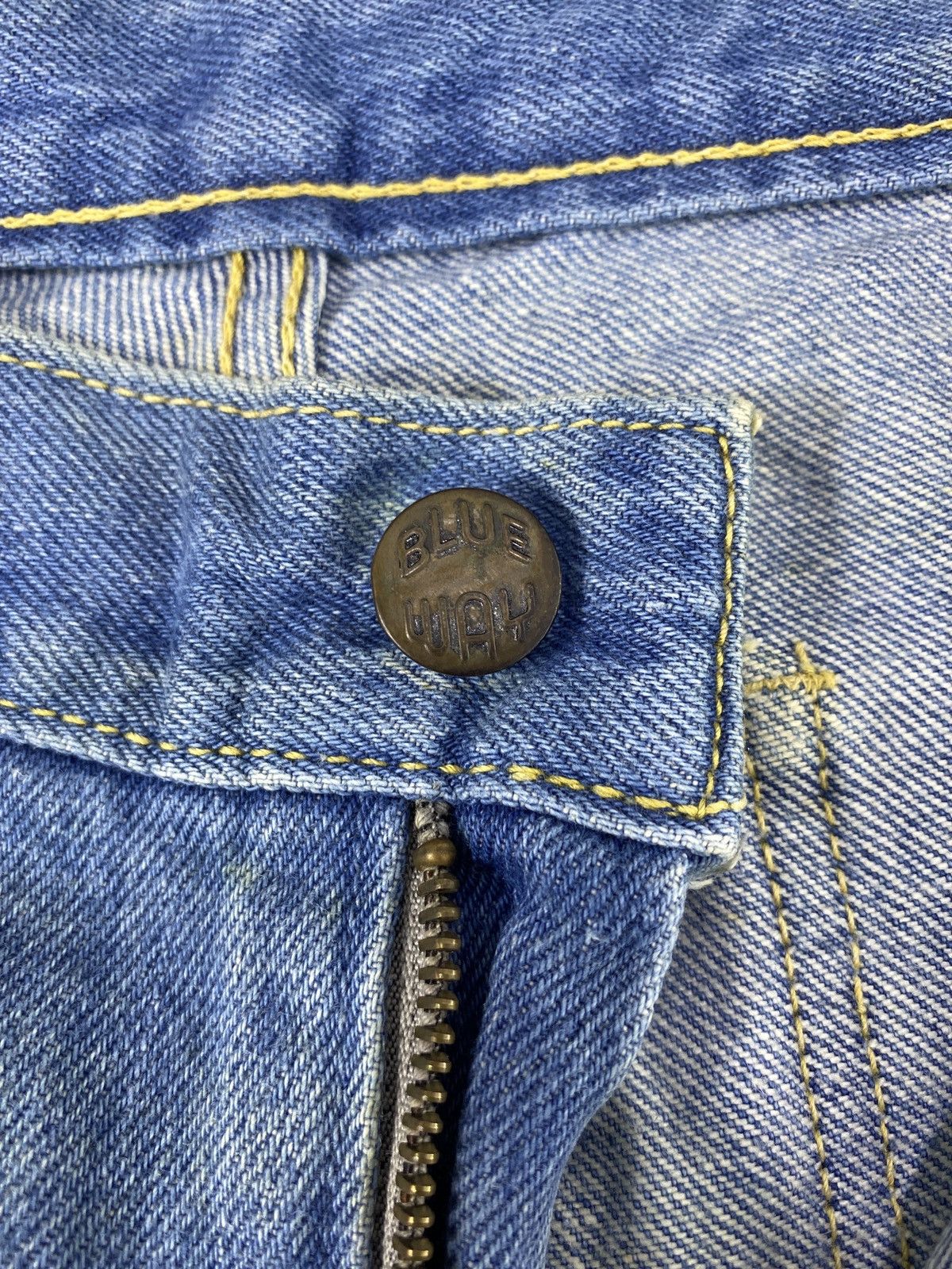Jean Vintage Blue Way bootcut Jeans - J1028 Size 28" / US 6 / IT 42 - 9 Thumbnail
