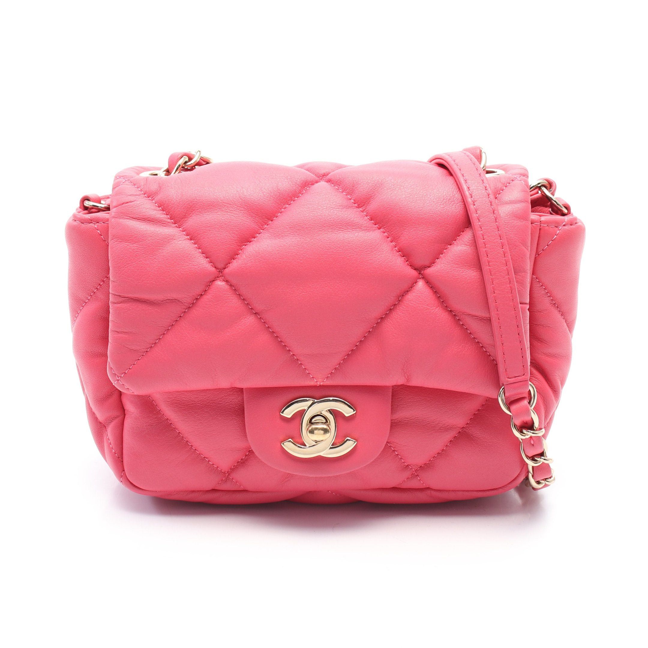 Chanel Chanel Matelasse Chain Shoulder Bag Leather Pink Gold Hardware Size ONE SIZE - 1 Thumbnail
