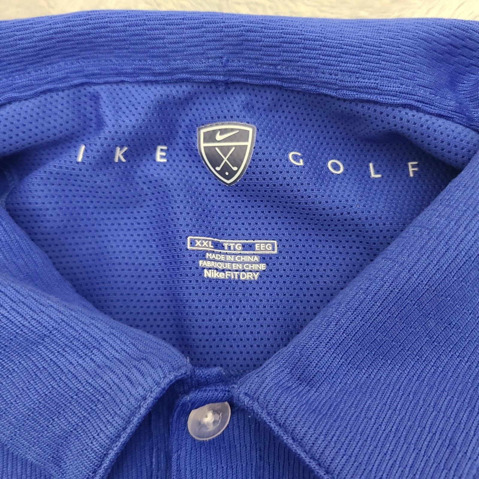 Nike Nike Chicago Cubs Polo Shirt Mens Large 2XL Blue Authentic Size US XXL / EU 58 / 5 - 3 Thumbnail