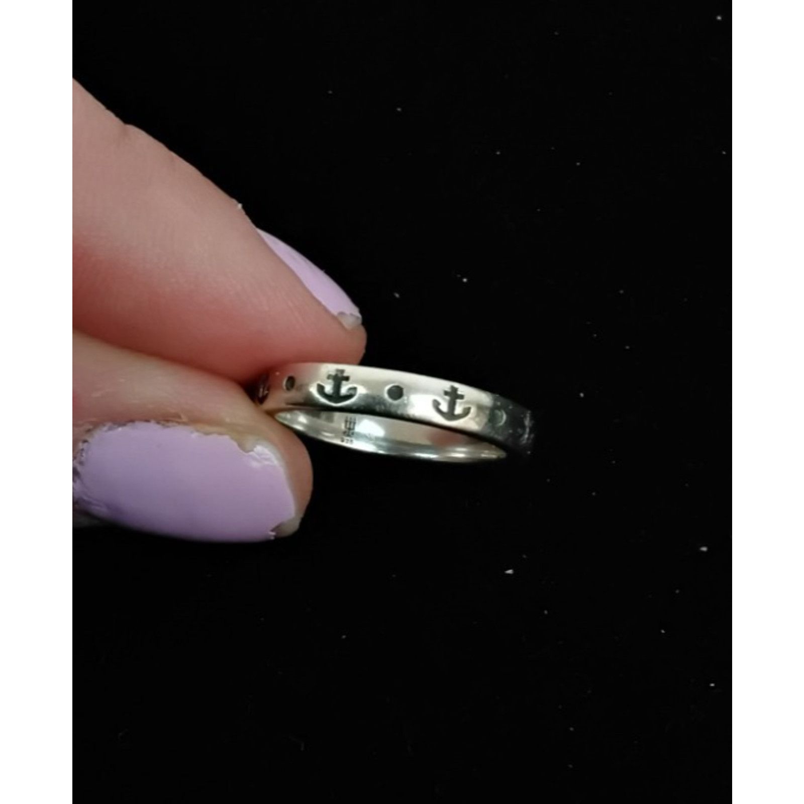 Other James Auery Sterling Ring Size 5 3/4 Marked Size ONE SIZE - 3 Thumbnail