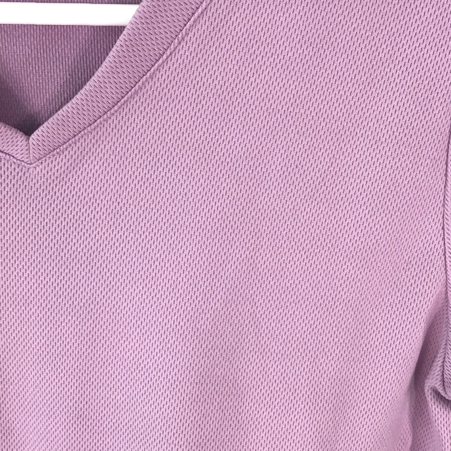 Eddie Bauer Eddie Bauer Tek Womens Short Sleeves V Neck Pullover Purple T Shirt Size Small Size S / US 4 / IT 40 - 3 Thumbnail