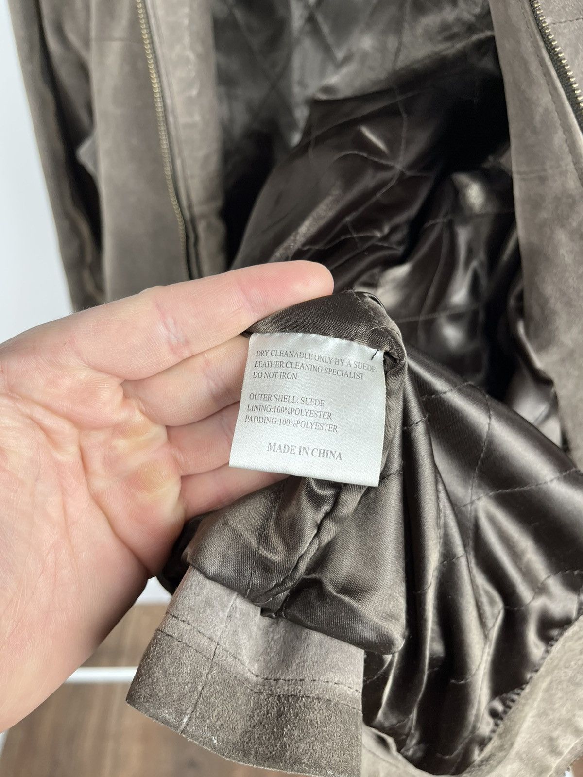 Leather RDX Brown Suede Leather Biker Jacket Racer Moto Men Size M Size US M / EU 48-50 / 2 - 10 Thumbnail