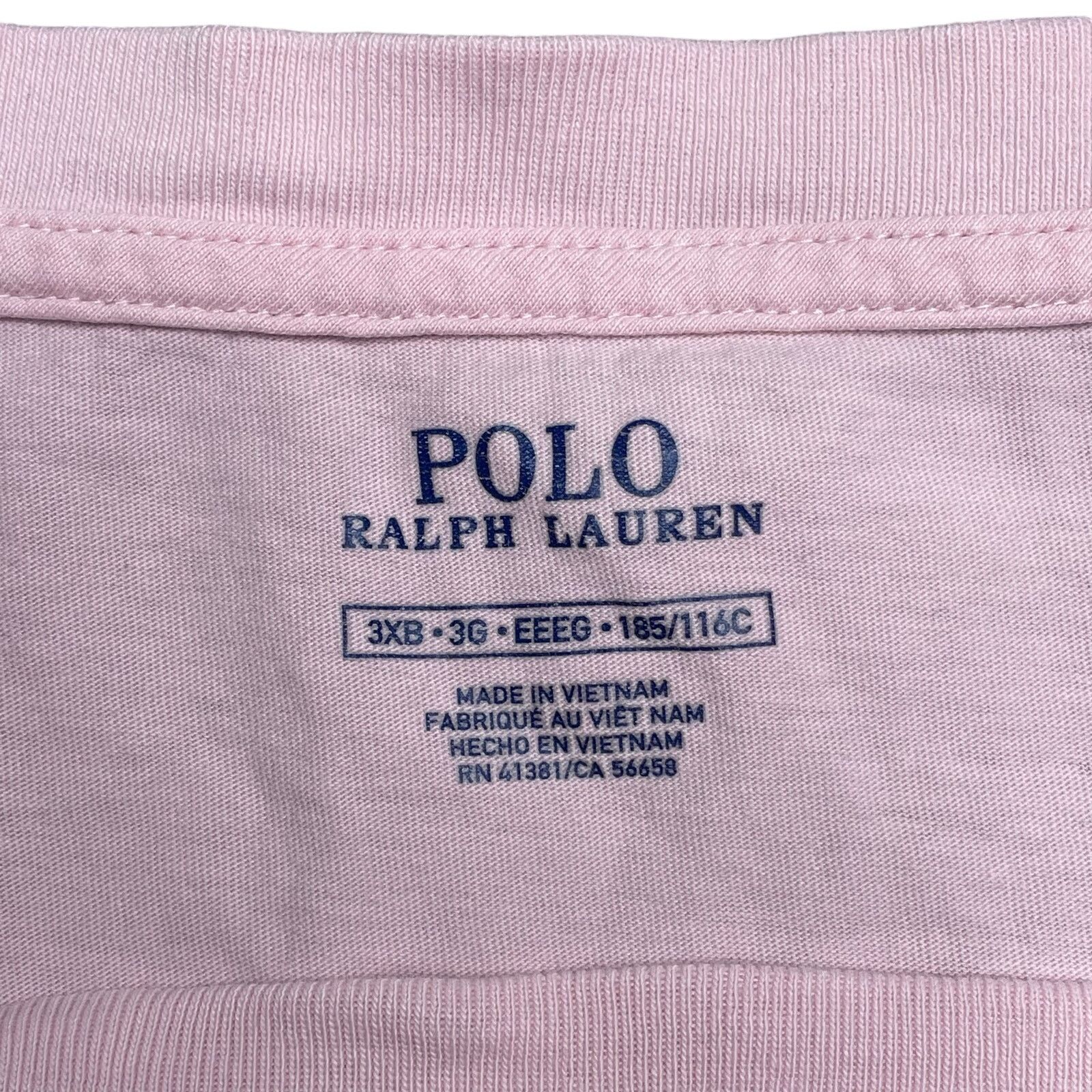 Polo Ralph Lauren Polo Ralph Lauren Pink Cotton Shirt Size US XL / EU 56 / 4 - 4 Thumbnail