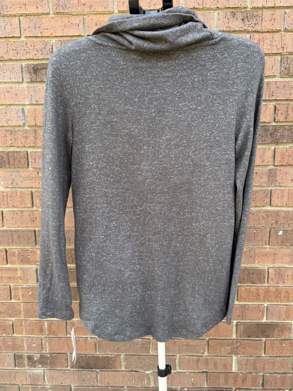 Other Planet Gold Cowl Neck Sweater Tunic Top Grey Kangaroo Pocket Size M / US 6-8 / IT 42-44 - 6 Thumbnail