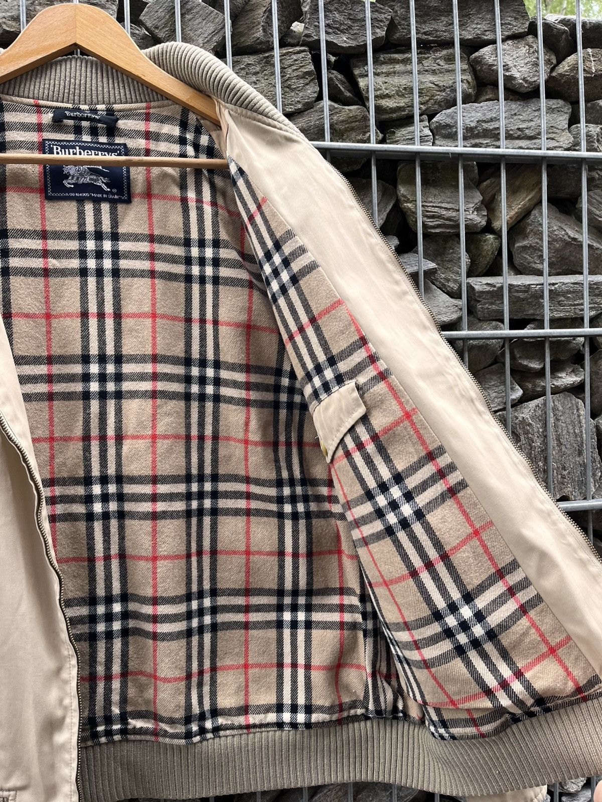 Burberry Vintage Burberry Nova Check Jacket Luxury Bomber Size US XL / EU 56 / 4 - 5 Thumbnail