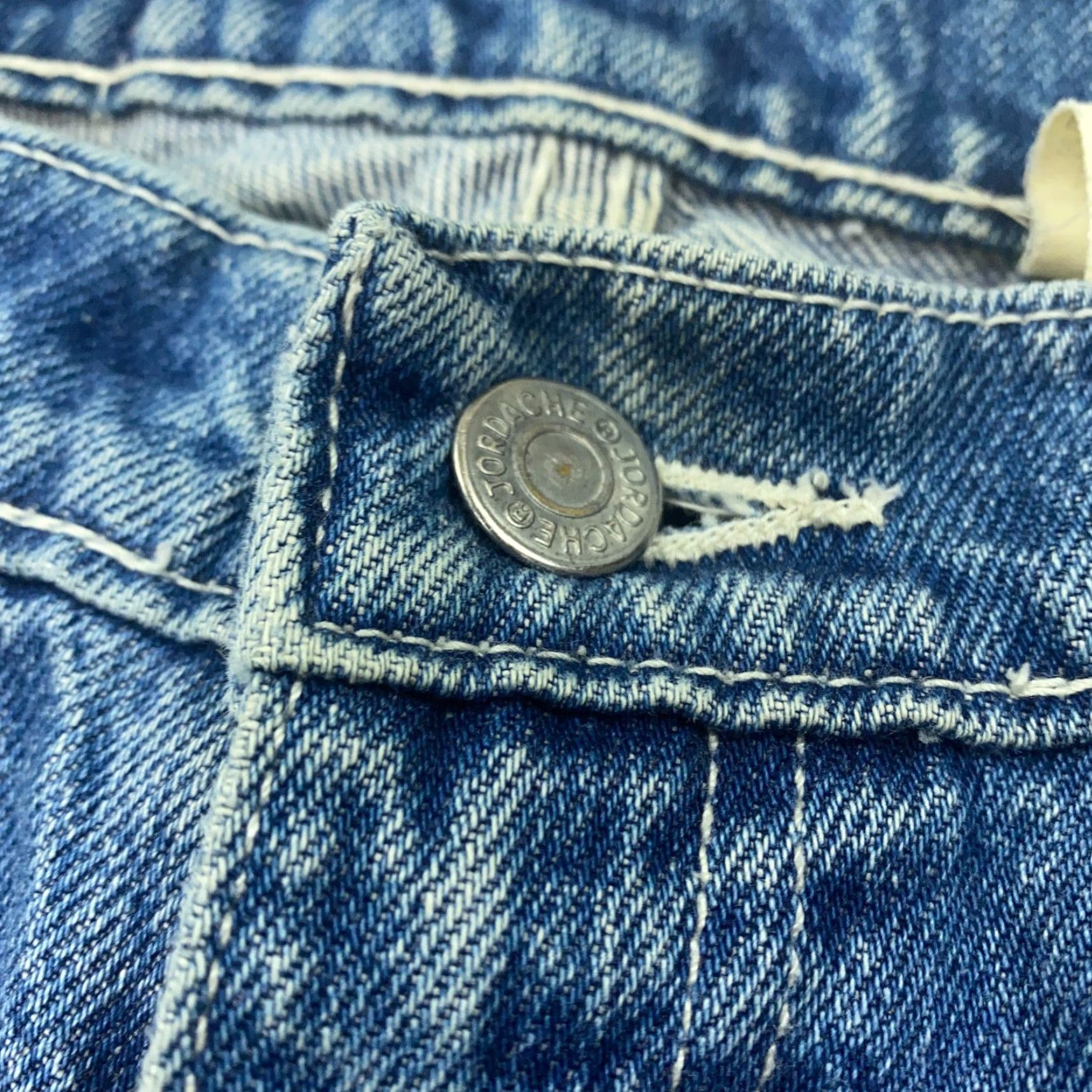 Jordache VINTAGE Jordache Jeans Capri Size 7/8 Blue 90s Mom Retro Mid-Rise Womens Size 30" / US 8 / IT 44 - 4 Thumbnail