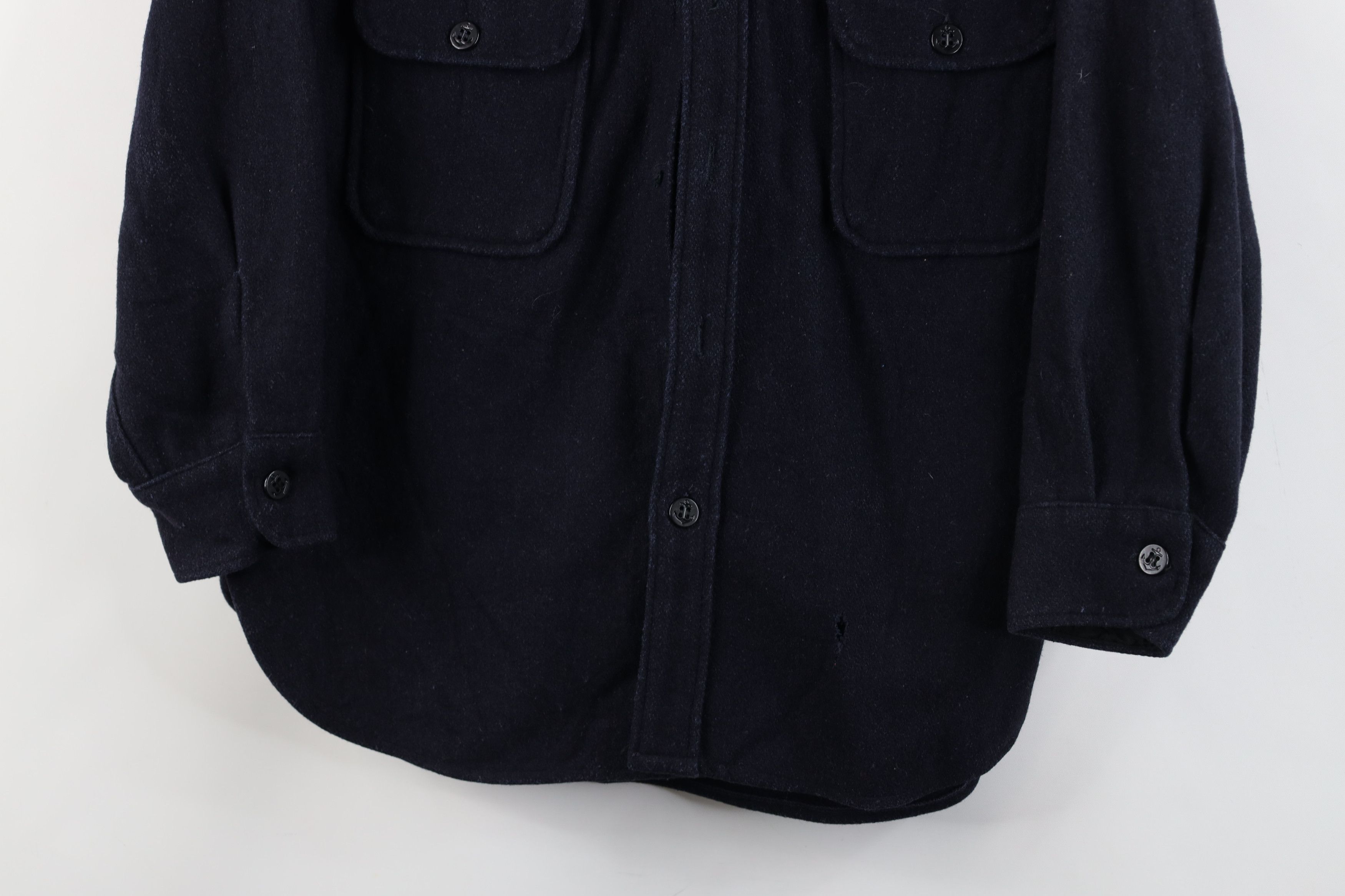 Vintage Vintage 50s 60s Streetwear Wool CPO Shirt Jacket Jac Shirt Size US S / EU 44-46 / 1 - 3 Thumbnail