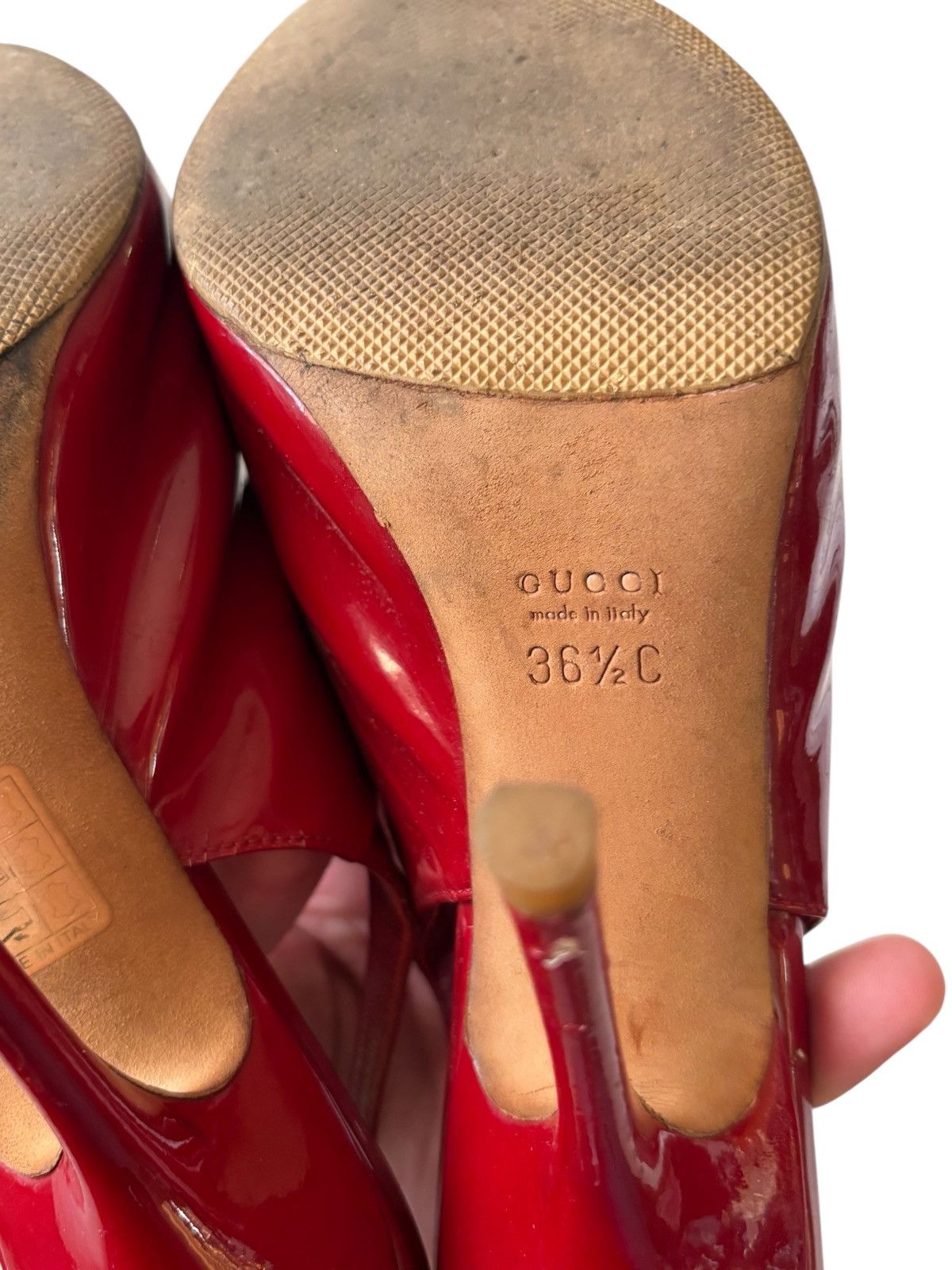 Gucci Gucci Patent leather heels Size US 6 / IT 36 - 7 Thumbnail
